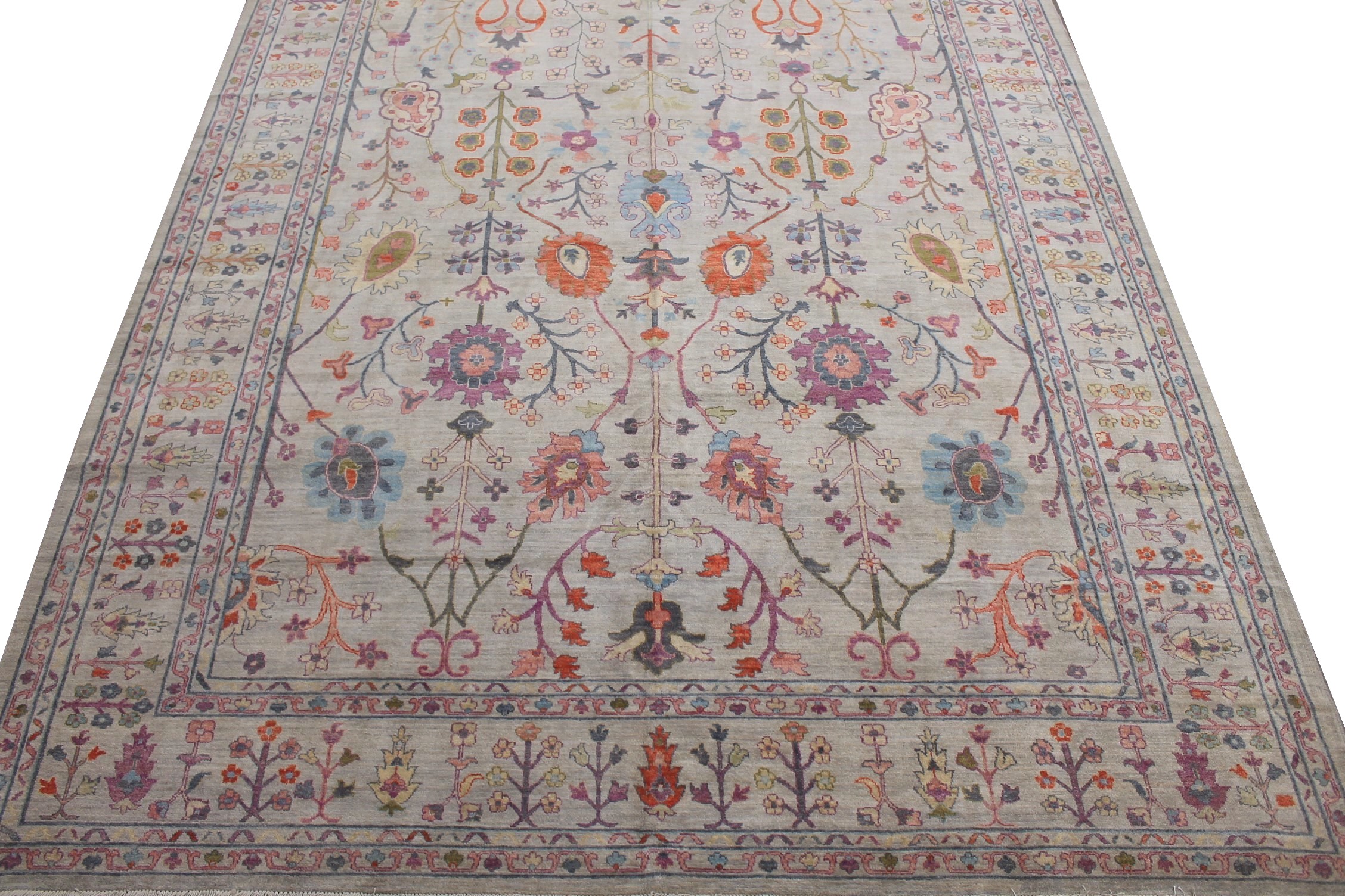 10x14 Oushak Hand Knotted Wool Area Rug - MR025925