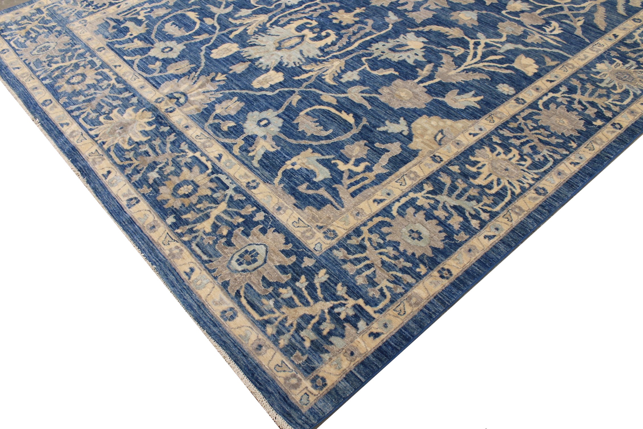 10x14 Oushak Hand Knotted Wool Area Rug - MR025927