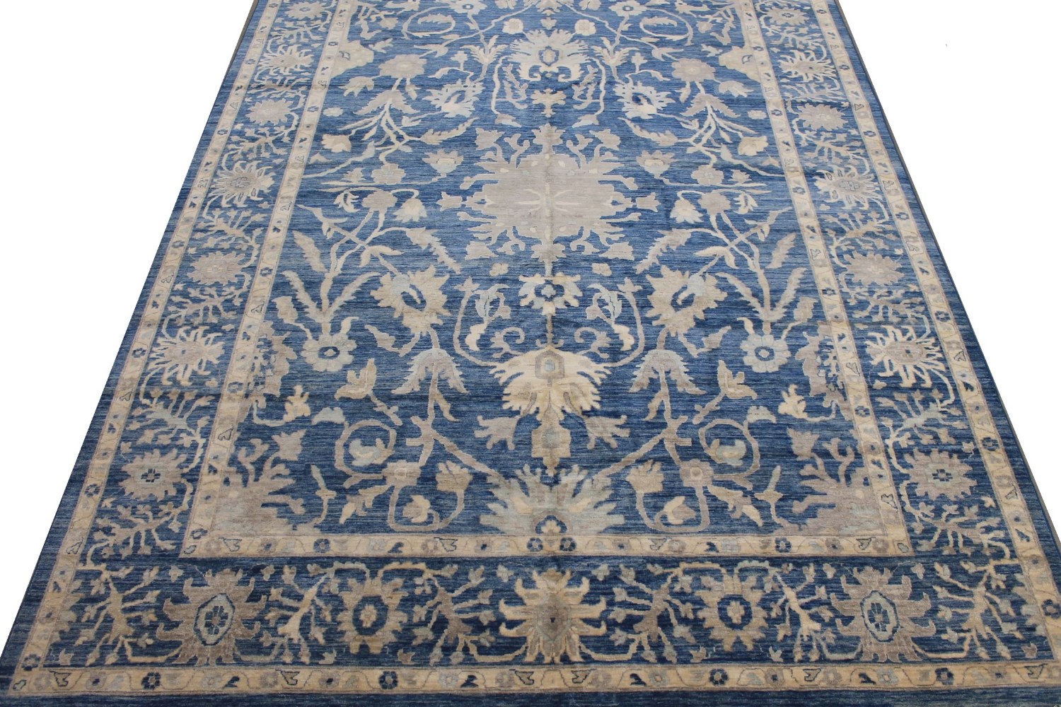 10x14 Oushak Hand Knotted Wool Area Rug - MR025927