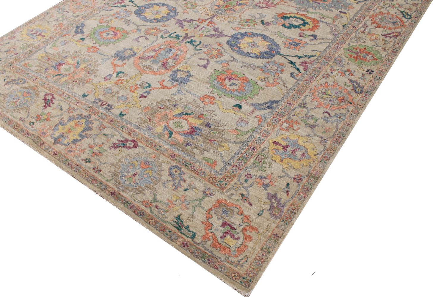 9x12  Hand Knotted Wool Area Rug - MR025931