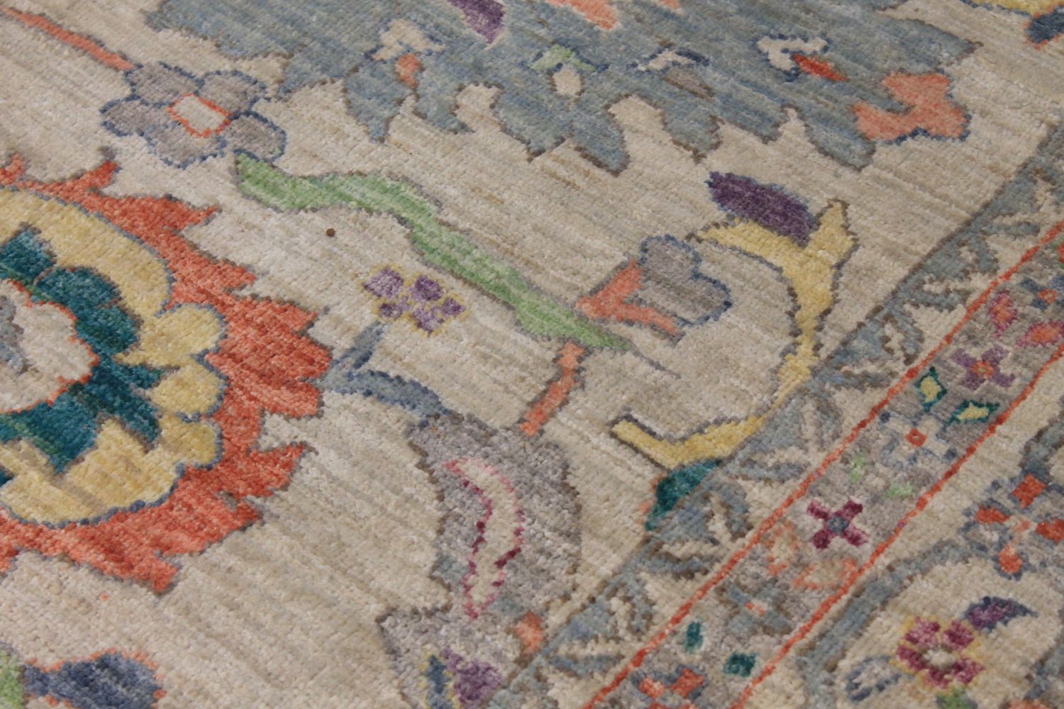 9x12  Hand Knotted Wool Area Rug - MR025931