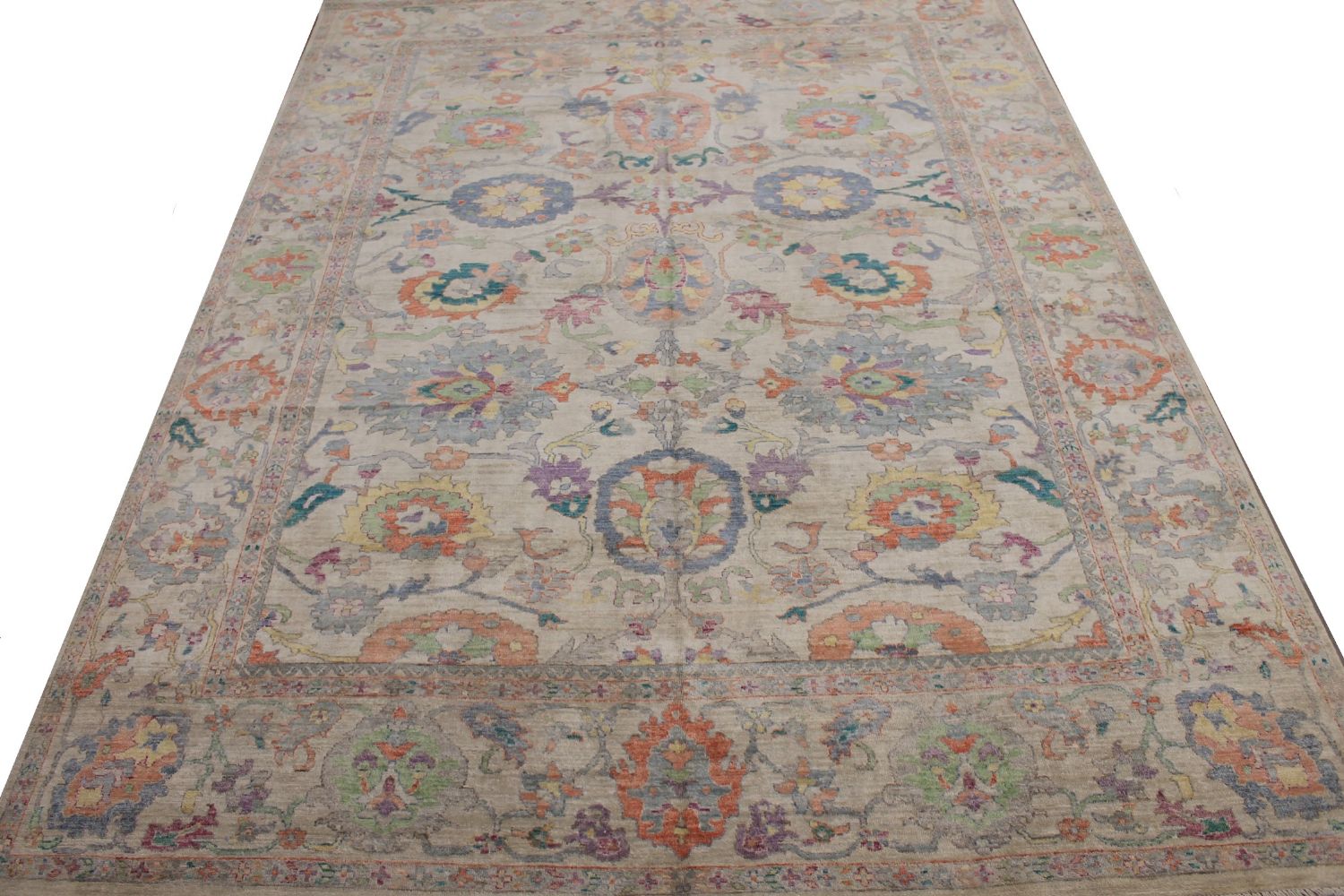 9x12  Hand Knotted Wool Area Rug - MR025931