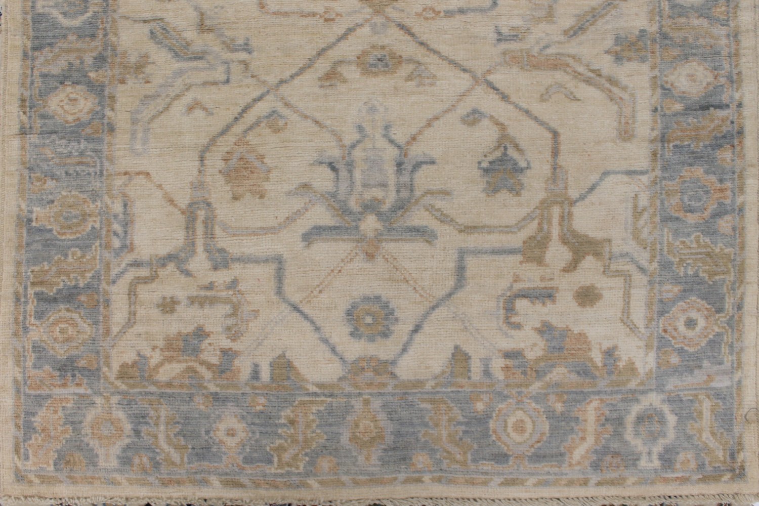 4x6 Oushak Hand Knotted Wool Area Rug - MR025943