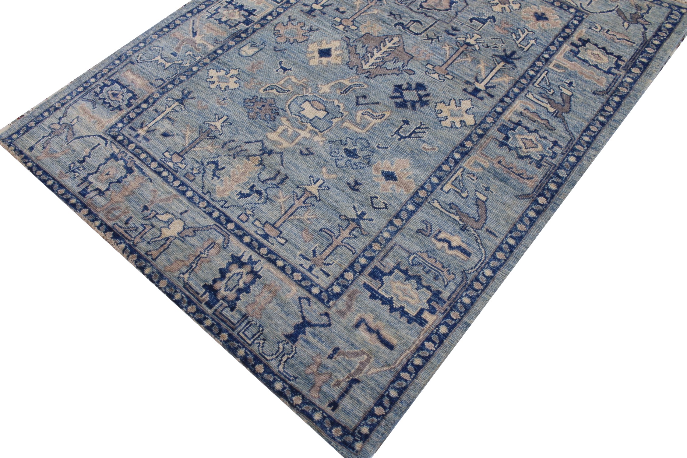 5x7/8 Oushak Hand Knotted Wool Area Rug - MR025952