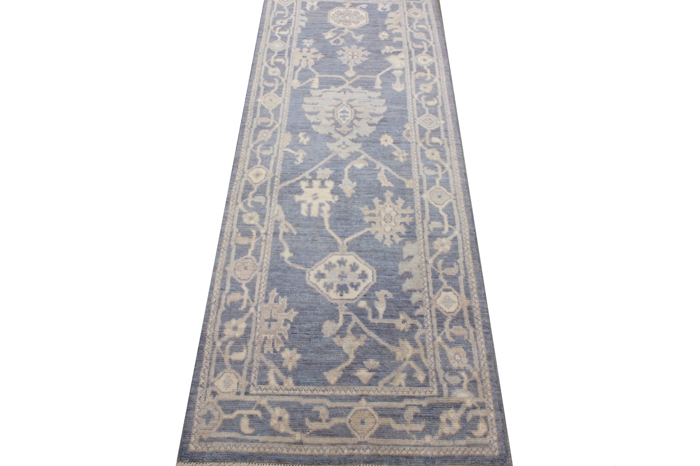 8 ft. Runner Oushak Hand Knotted Wool Area Rug - MR025964