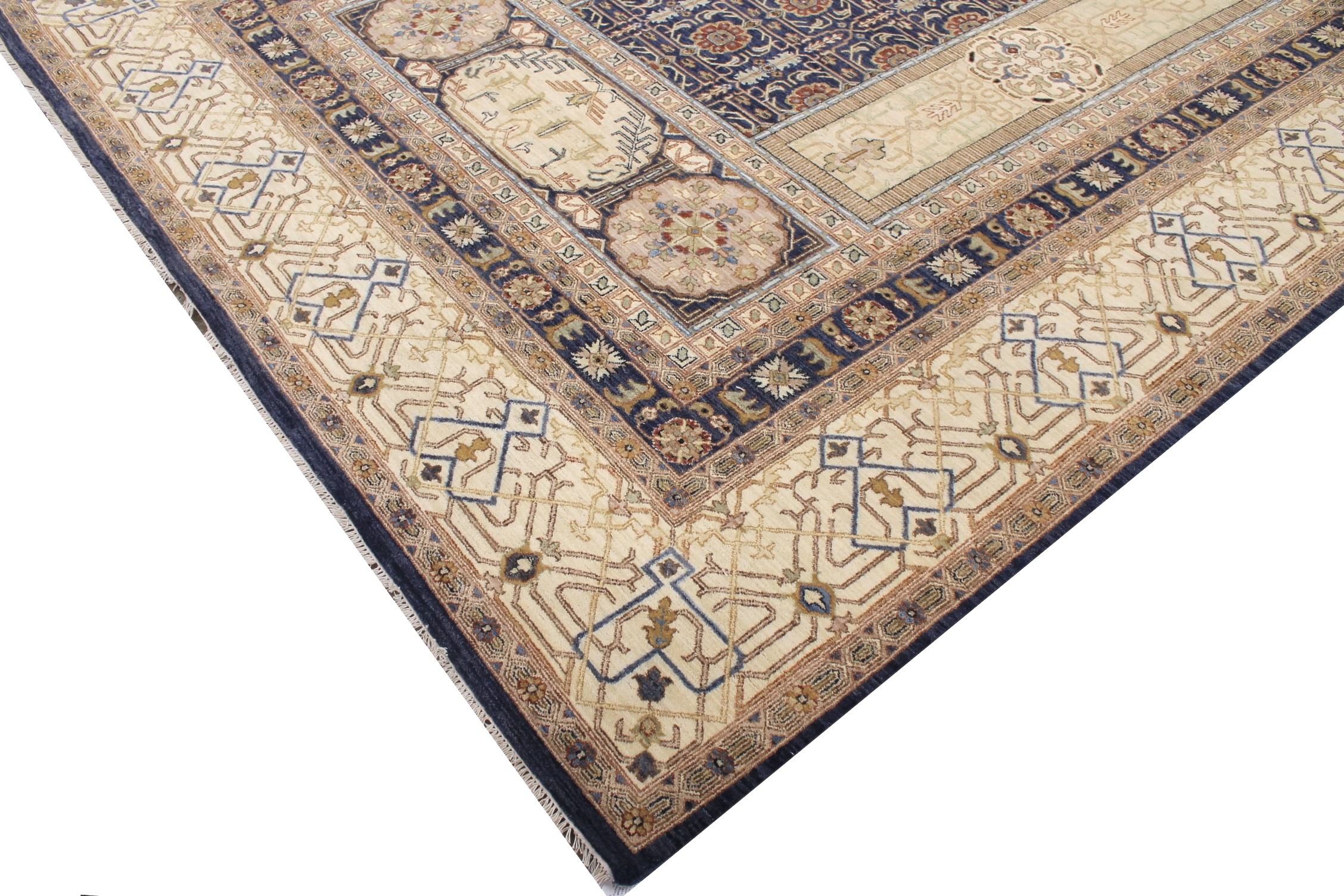 9x12 Traditional Hand Knotted Wool Area Rug - MR025996