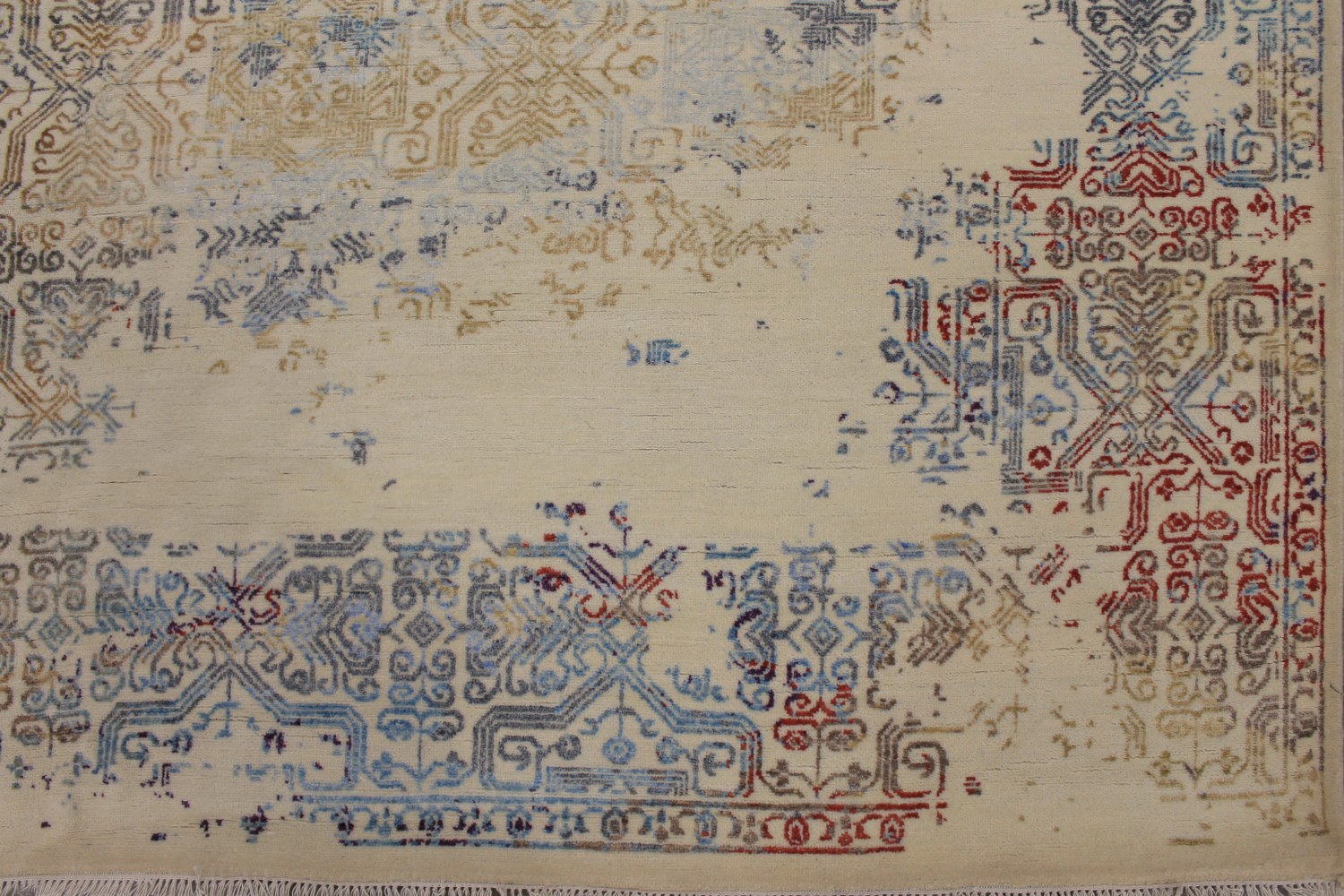 9x12 Transitional Hand Knotted Wool Area Rug - MR026003