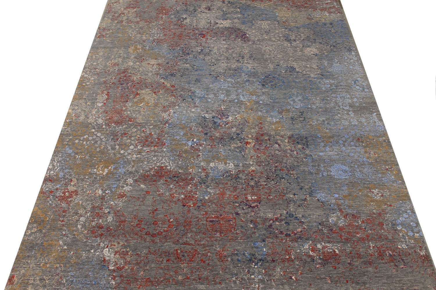 10x14 Transitional Hand Knotted Wool Area Rug - MR026006