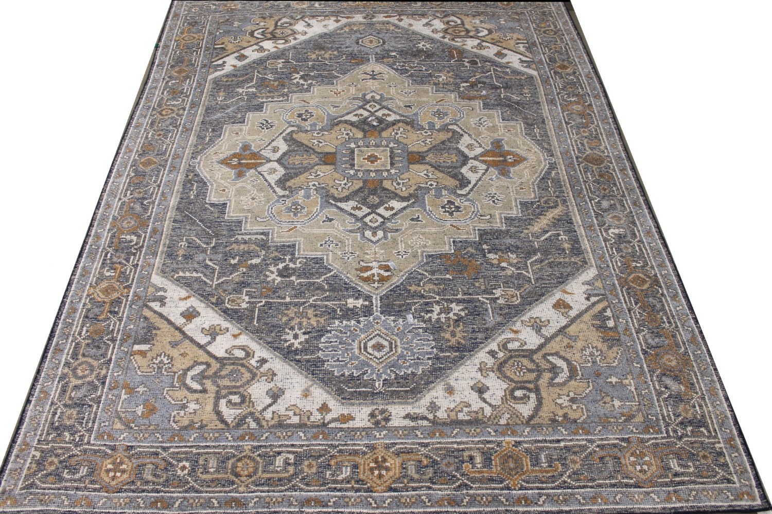 9x12 Heriz/Serapi Hand Knotted Wool Area Rug - MR026009