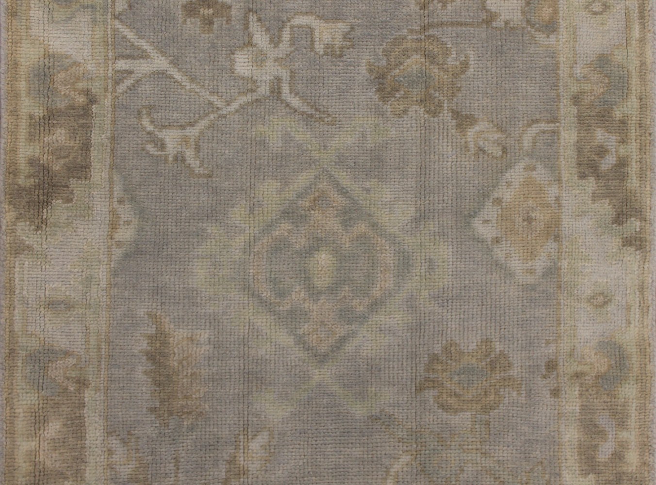 6 ft. Runner Oushak Hand Knotted Wool Area Rug - MR026023