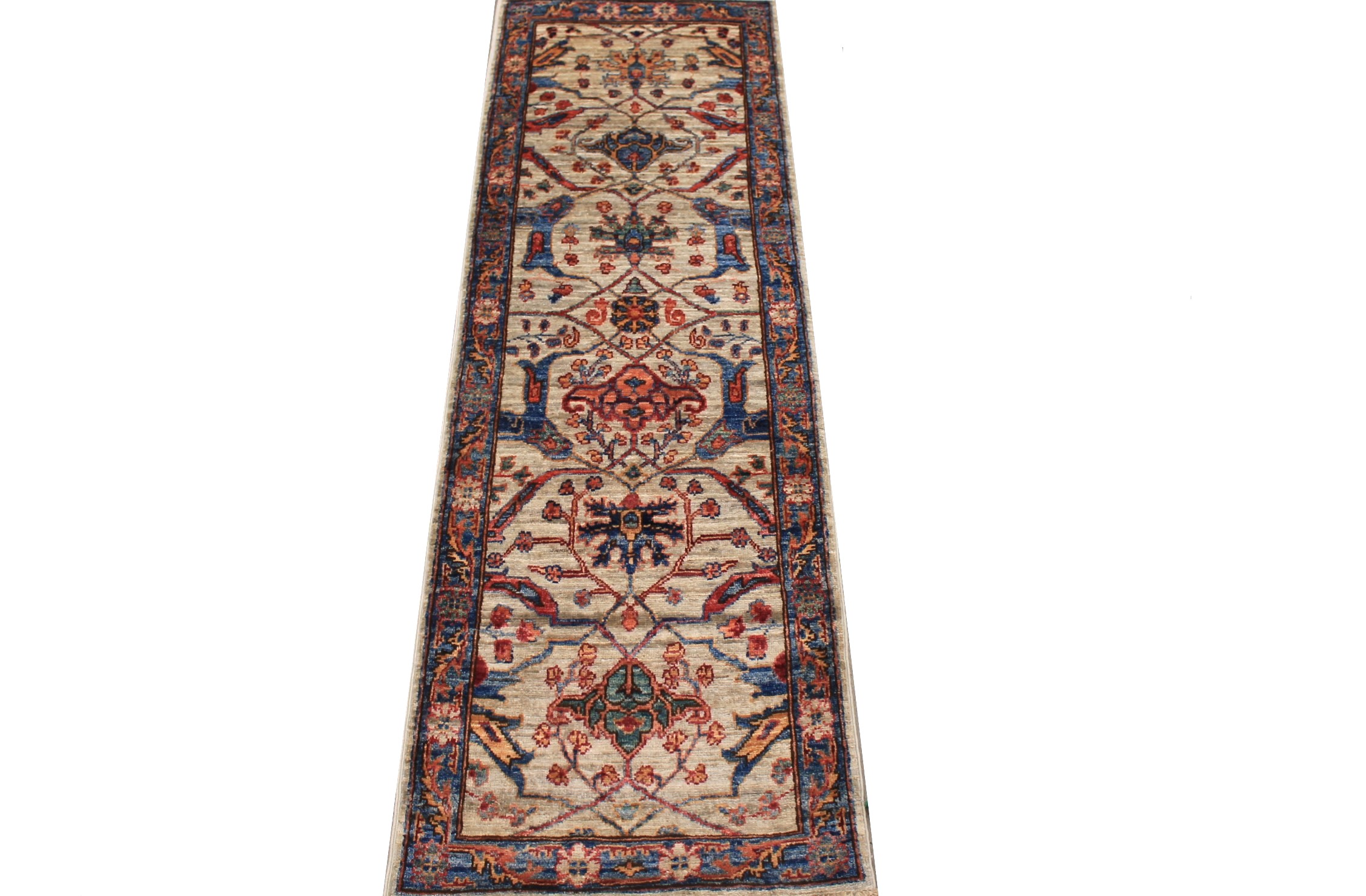 6 ft. Runner Aryana & Antique Revivals Hand Knotted Wool Area Rug - MR026050