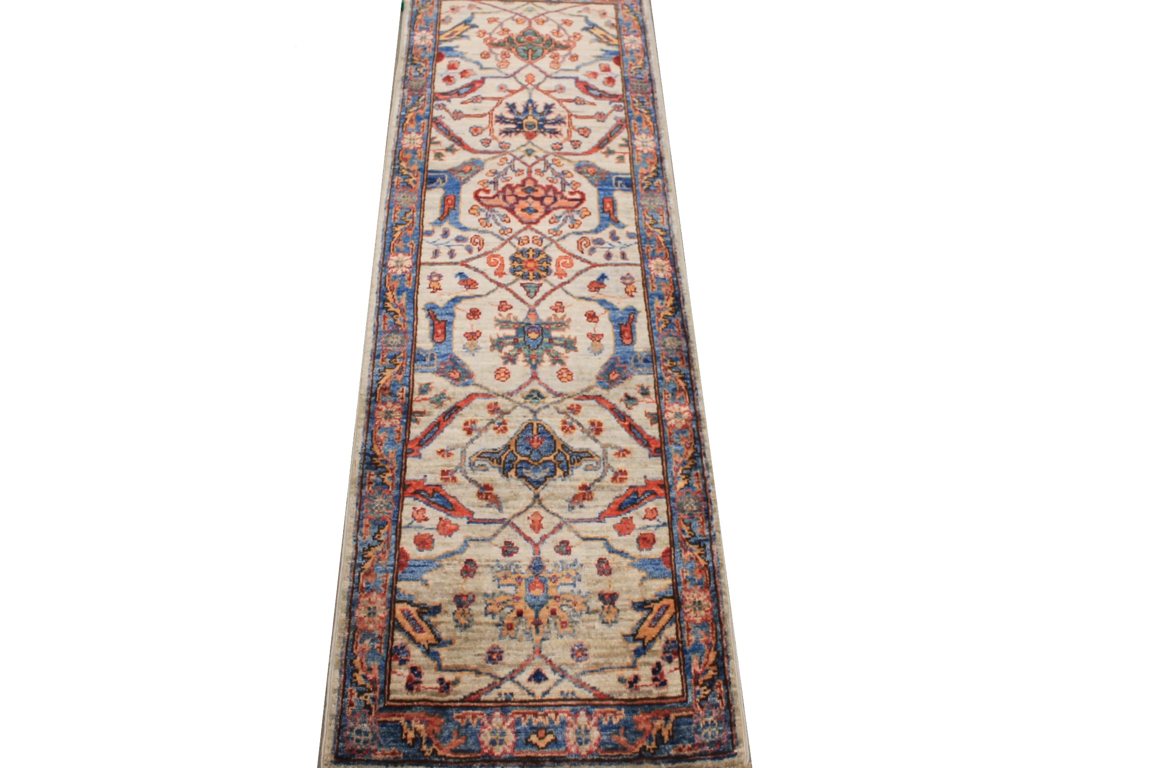 6 ft. Runner Aryana & Antique Revivals Hand Knotted Wool Area Rug - MR026050