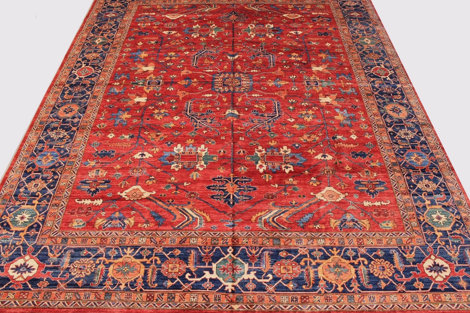 OVERSIZE Aryana & Antique Revivals Hand Knotted Wool Area Rug - MR026088