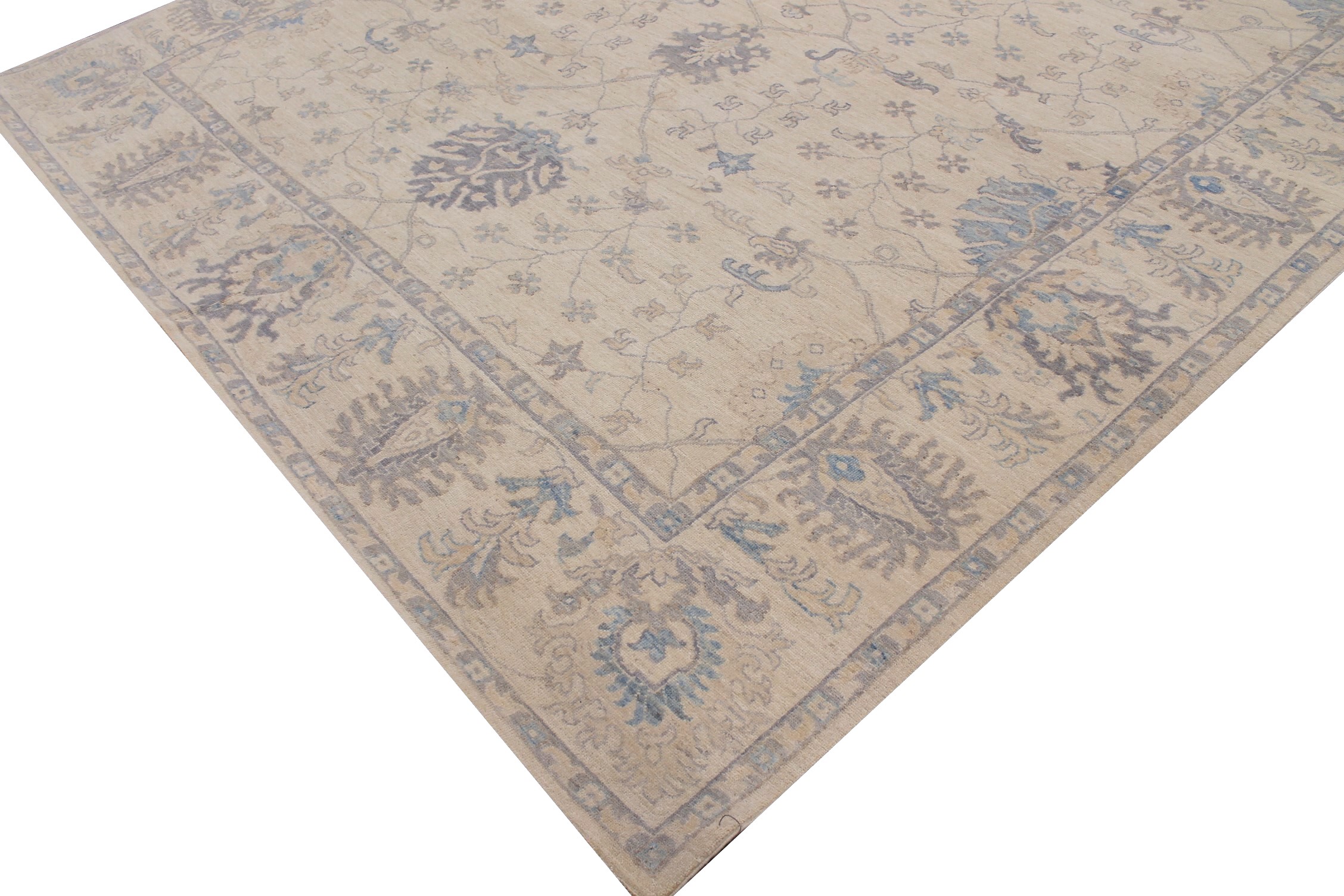 8x10 Peshawar Hand Knotted Wool Area Rug - MR026109