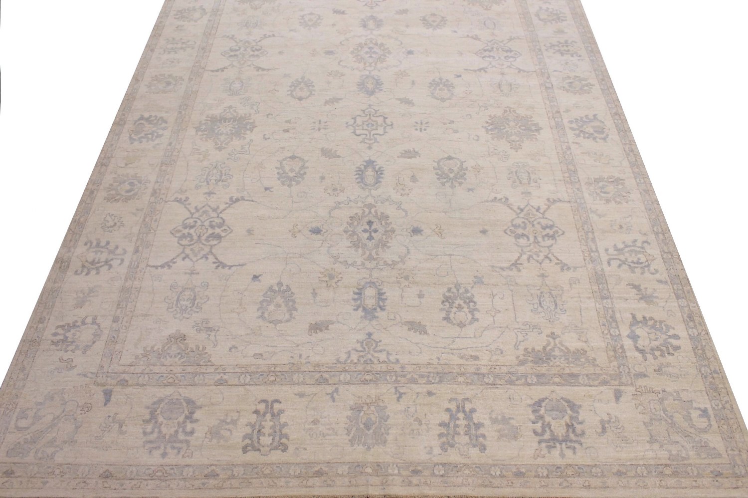 9x12 Peshawar Hand Knotted Wool Area Rug - MR026115