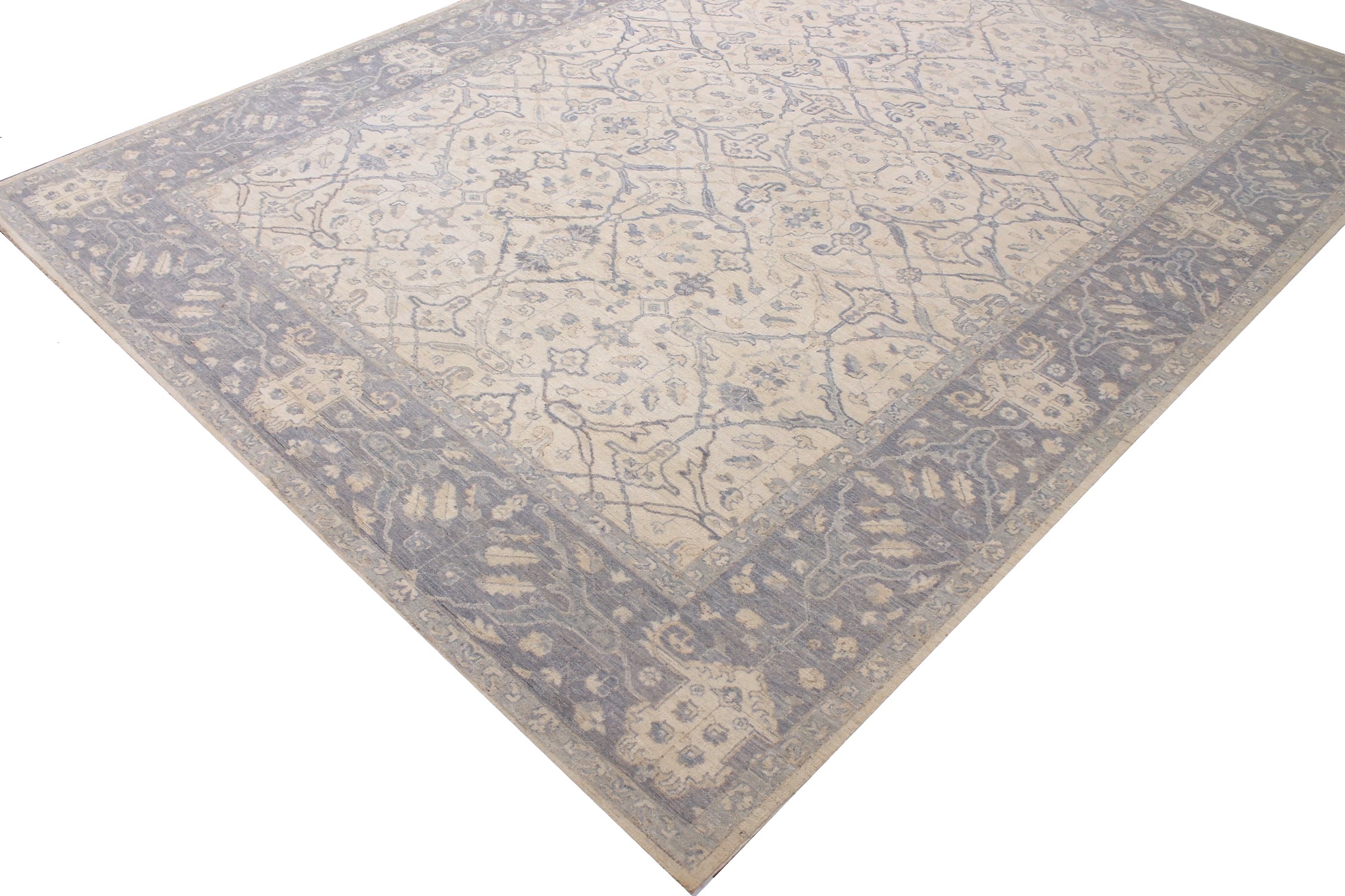 9x12 Peshawar Hand Knotted Wool Area Rug - MR026116