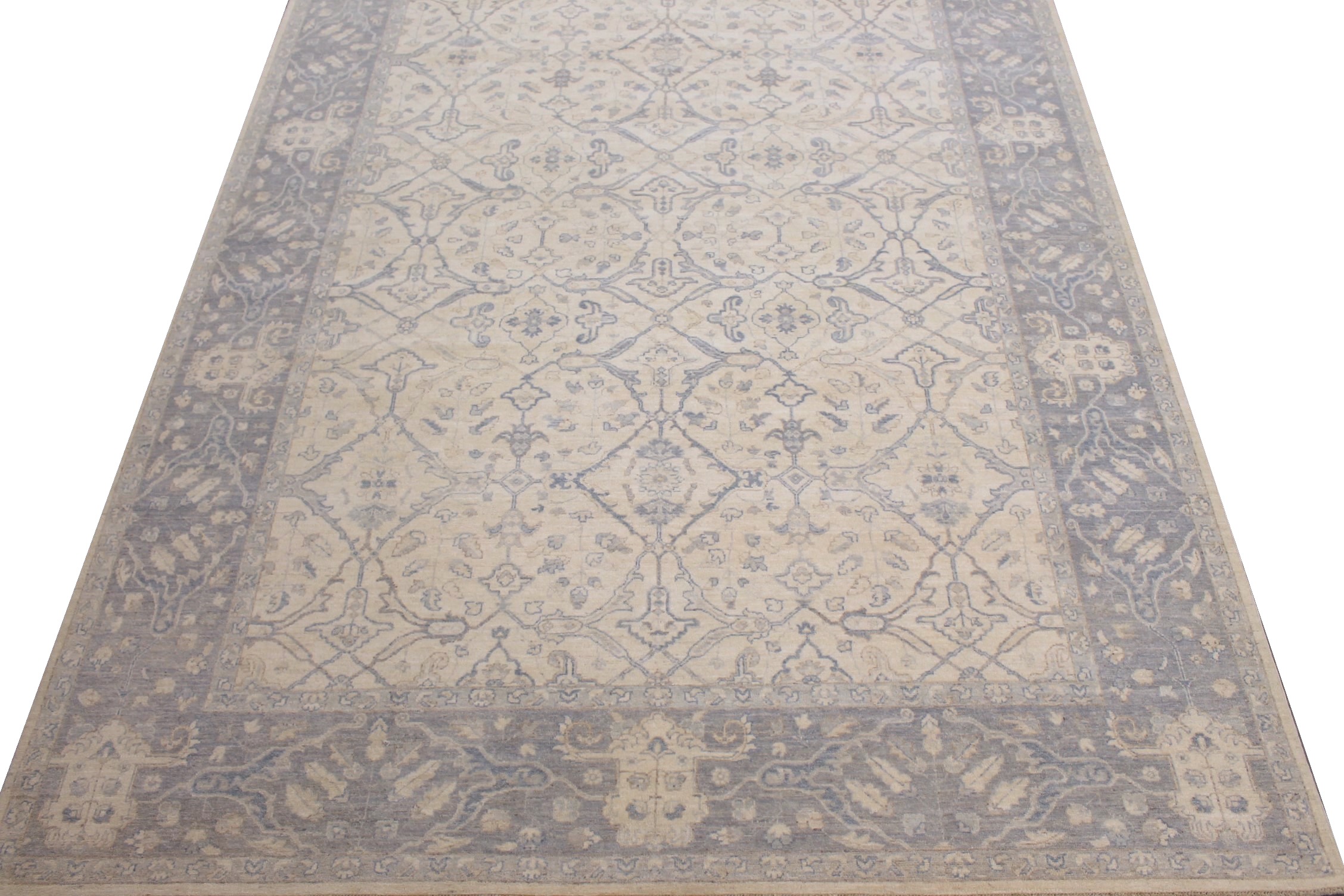 9x12 Peshawar Hand Knotted Wool Area Rug - MR026116