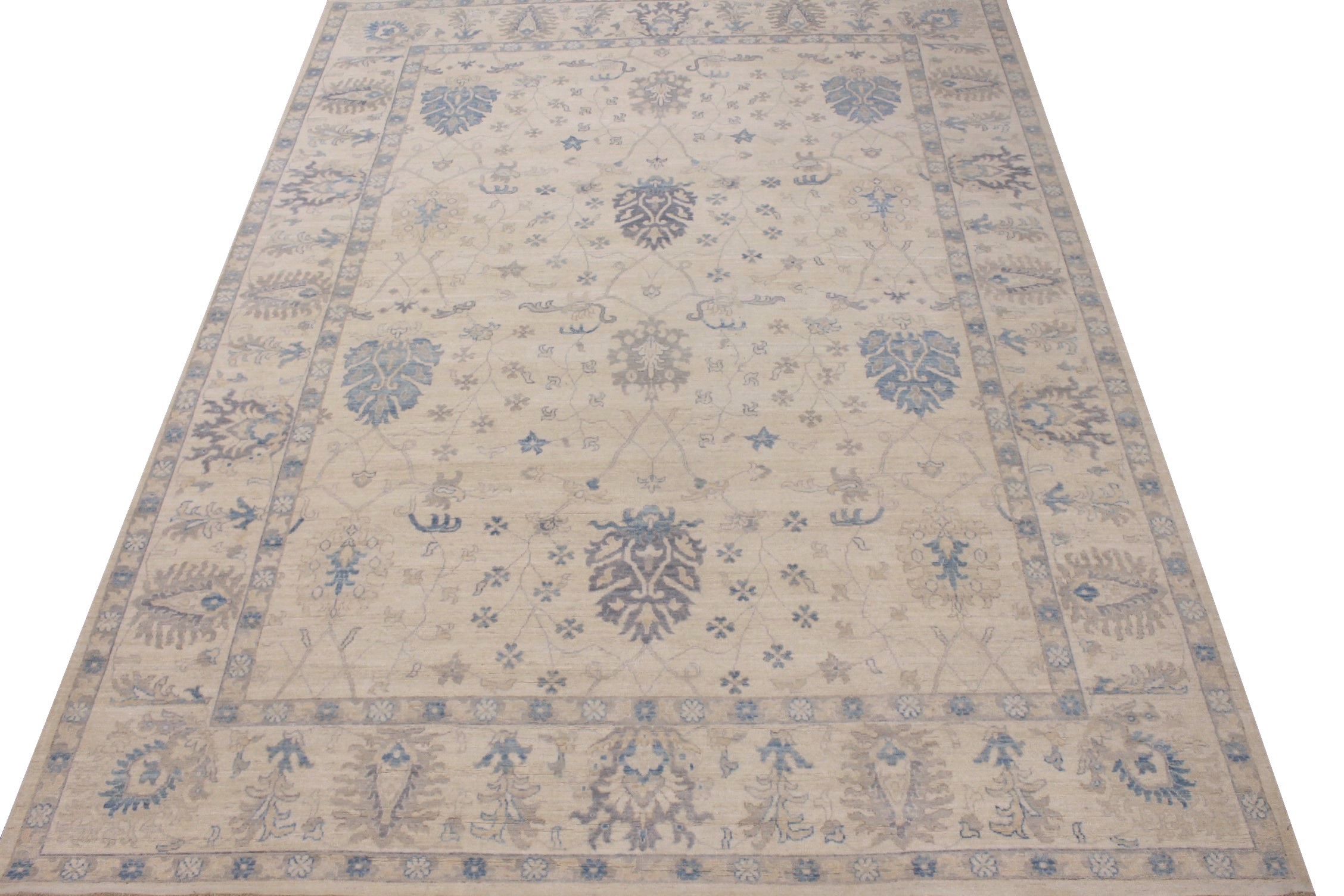 9x12 Peshawar Hand Knotted Wool Area Rug - MR026117