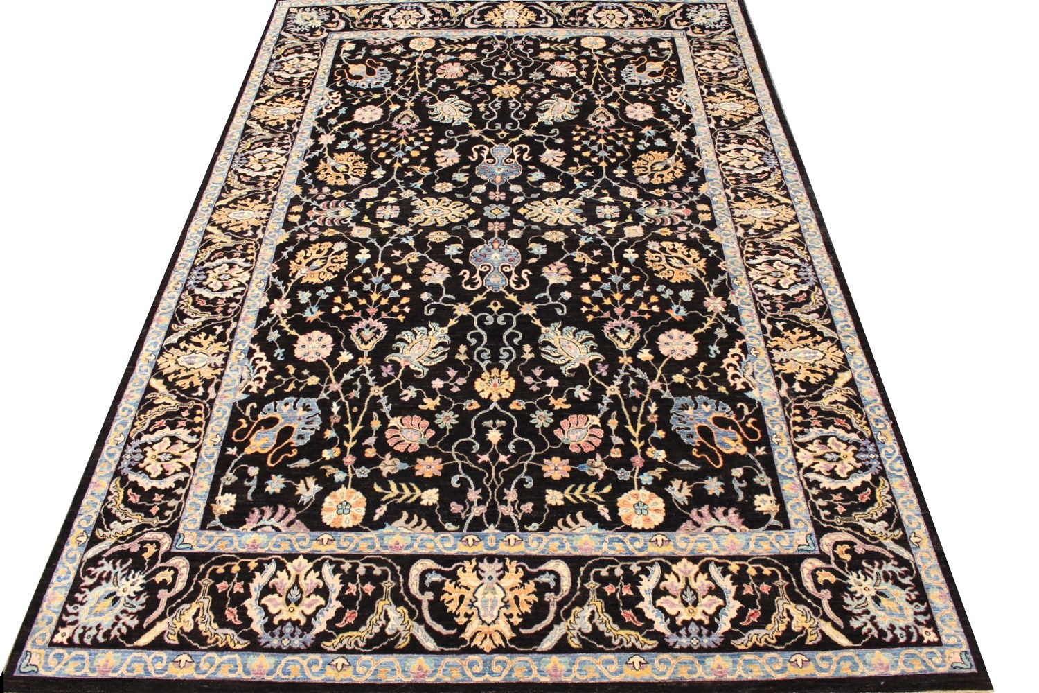 10x14 Peshawar Hand Knotted Wool Area Rug - MR026121