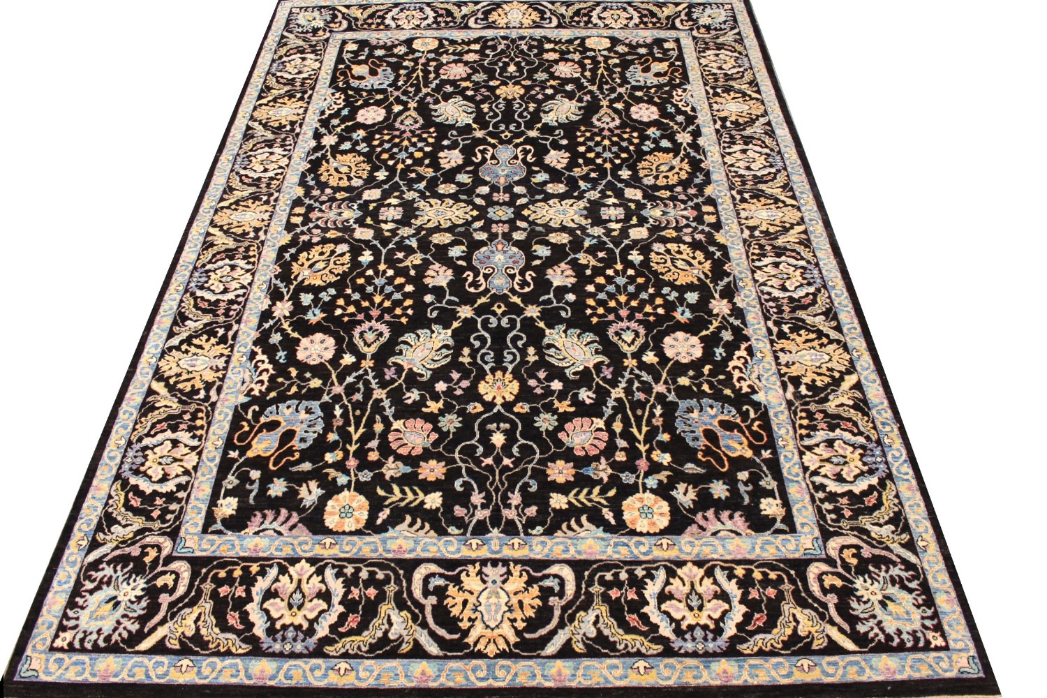 10x14 Peshawar Hand Knotted Wool Area Rug - MR026121