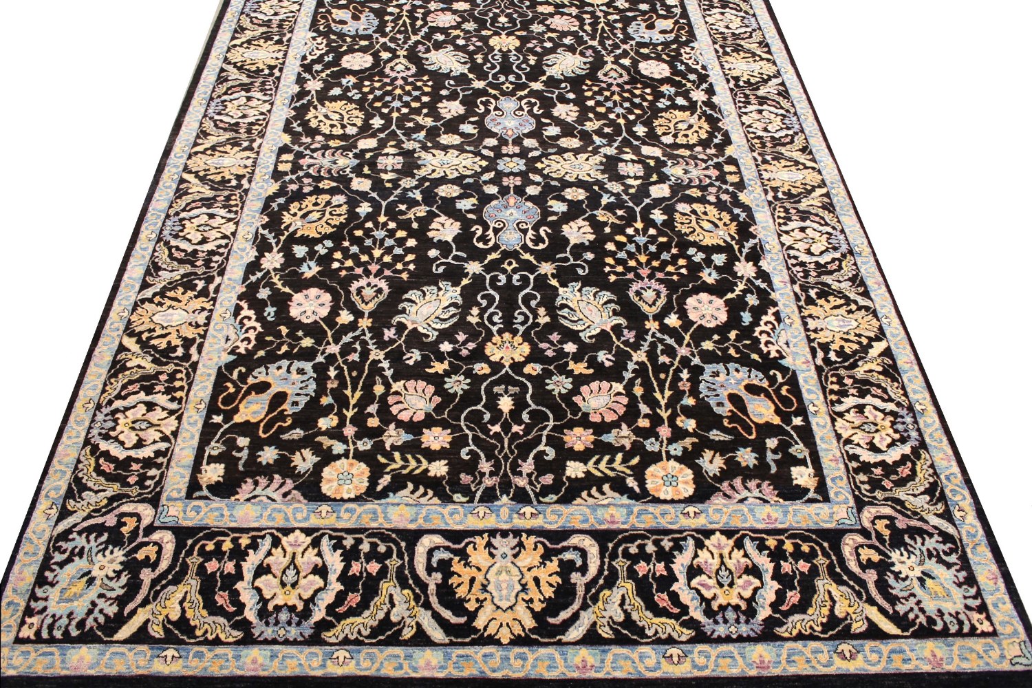 10x14 Peshawar Hand Knotted Wool Area Rug - MR026121
