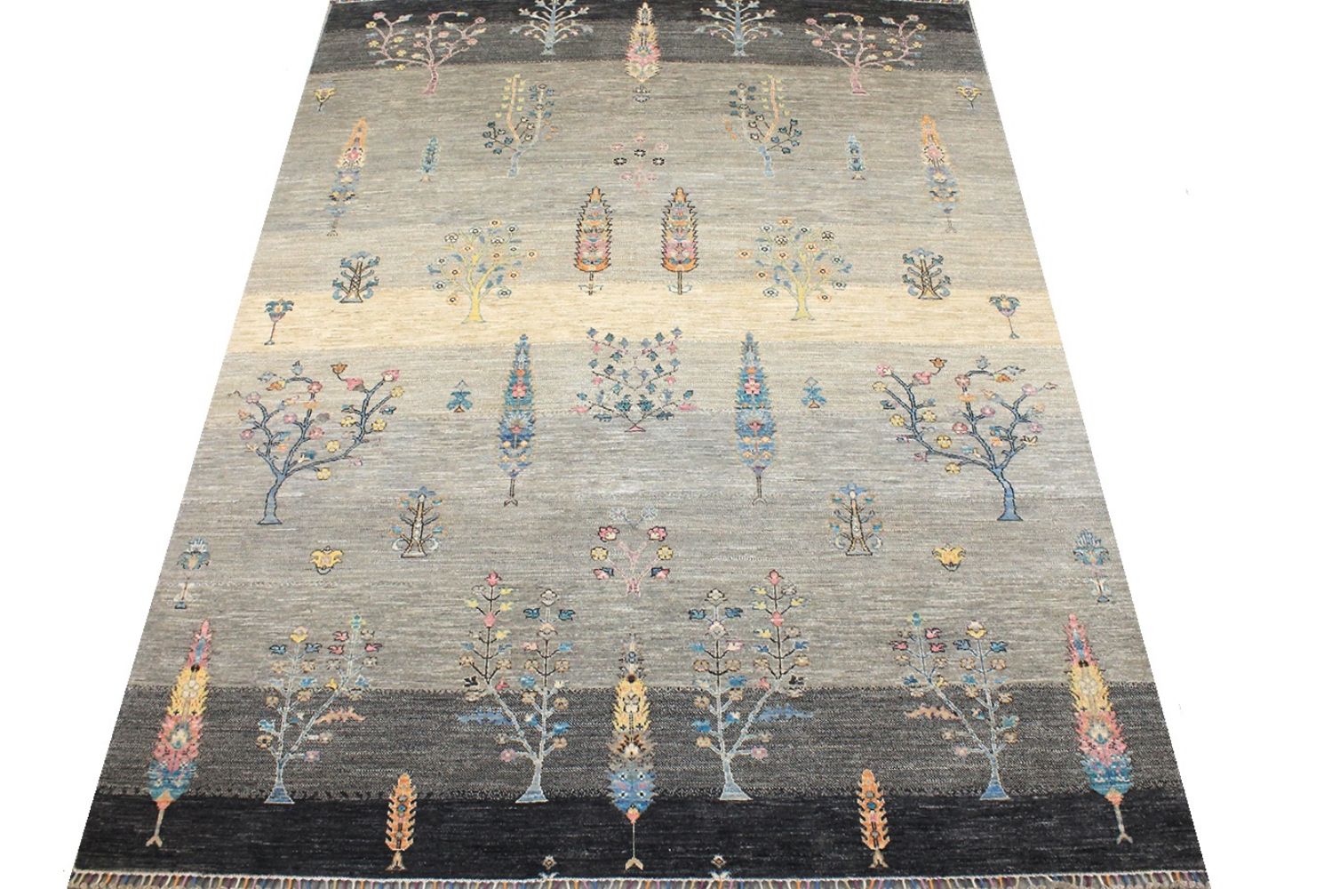 8x10 Aryana & Antique Revivals Hand Knotted Wool Area Rug - MR026136