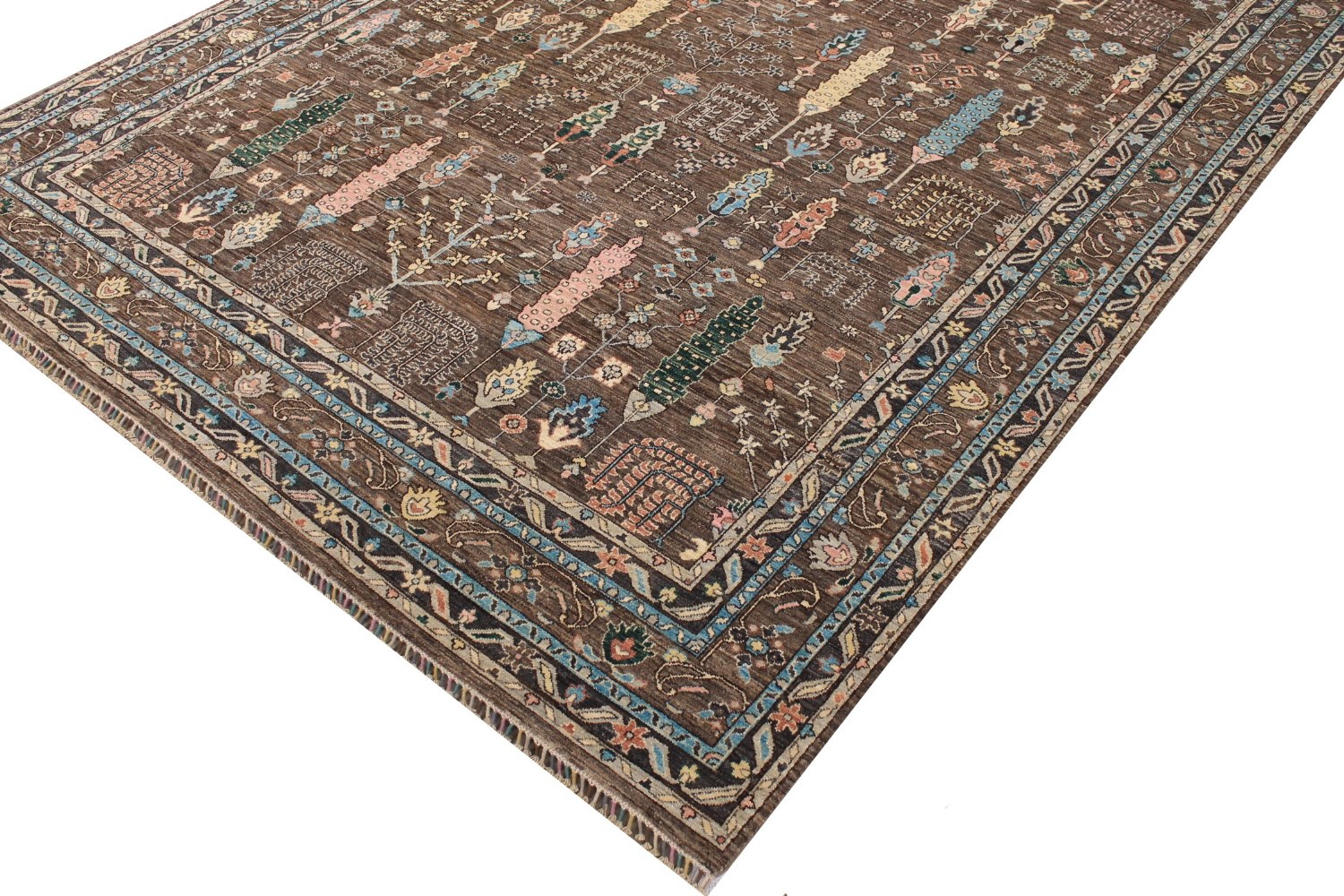9x12 Aryana & Antique Revivals Hand Knotted Wool Area Rug - MR026142