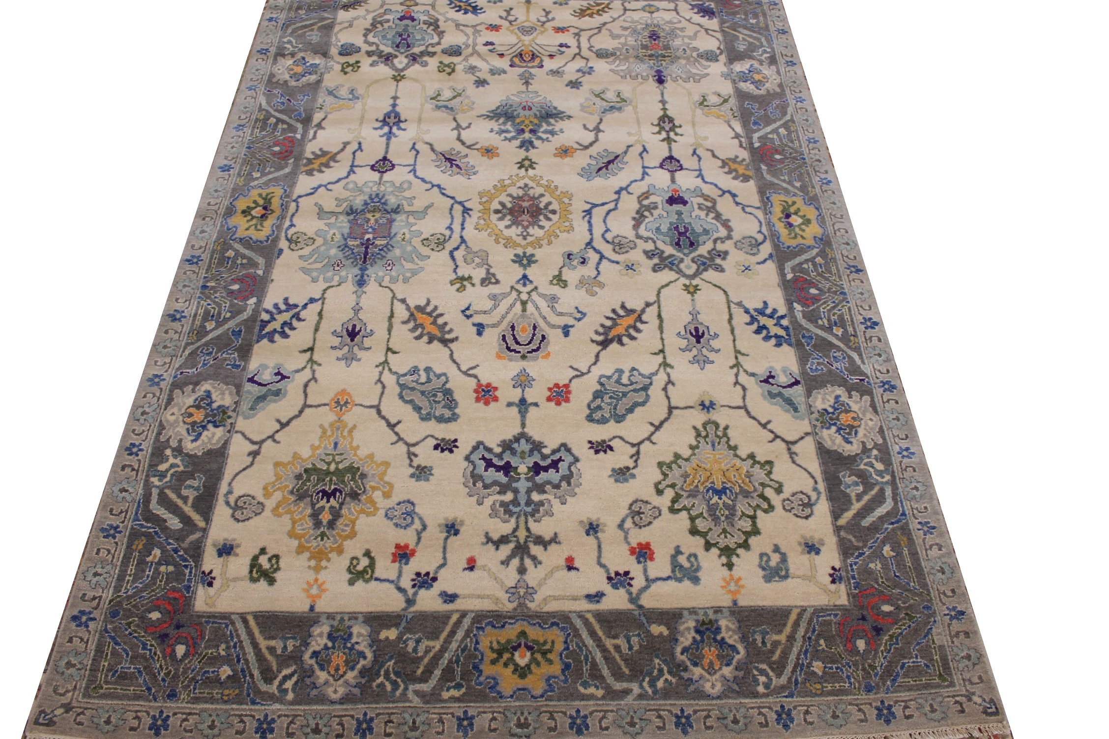 6x9 Traditional Hand Knotted Wool Area Rug - MR026202