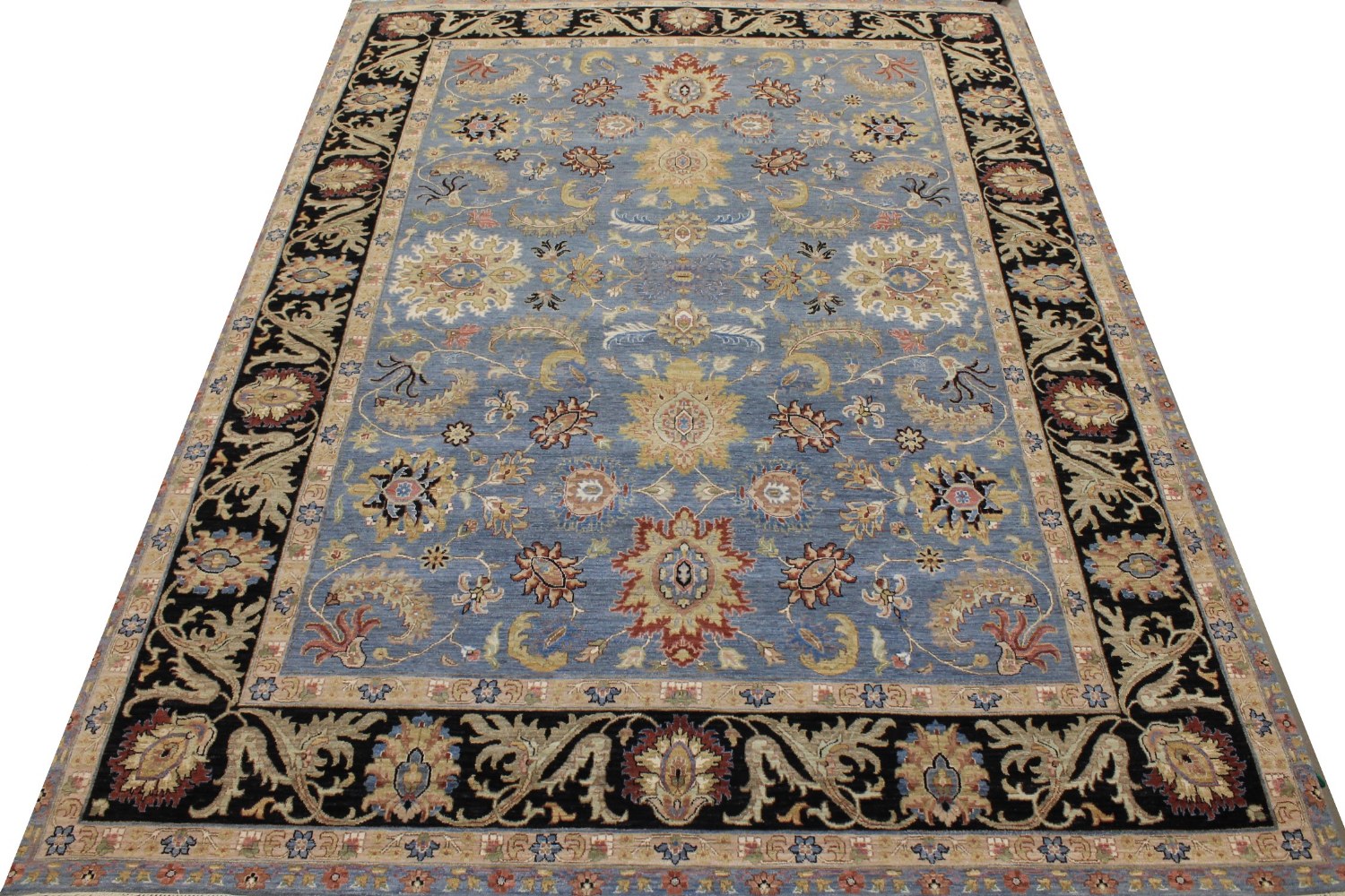 9x12 Traditional Hand Knotted Wool Area Rug - MR026284