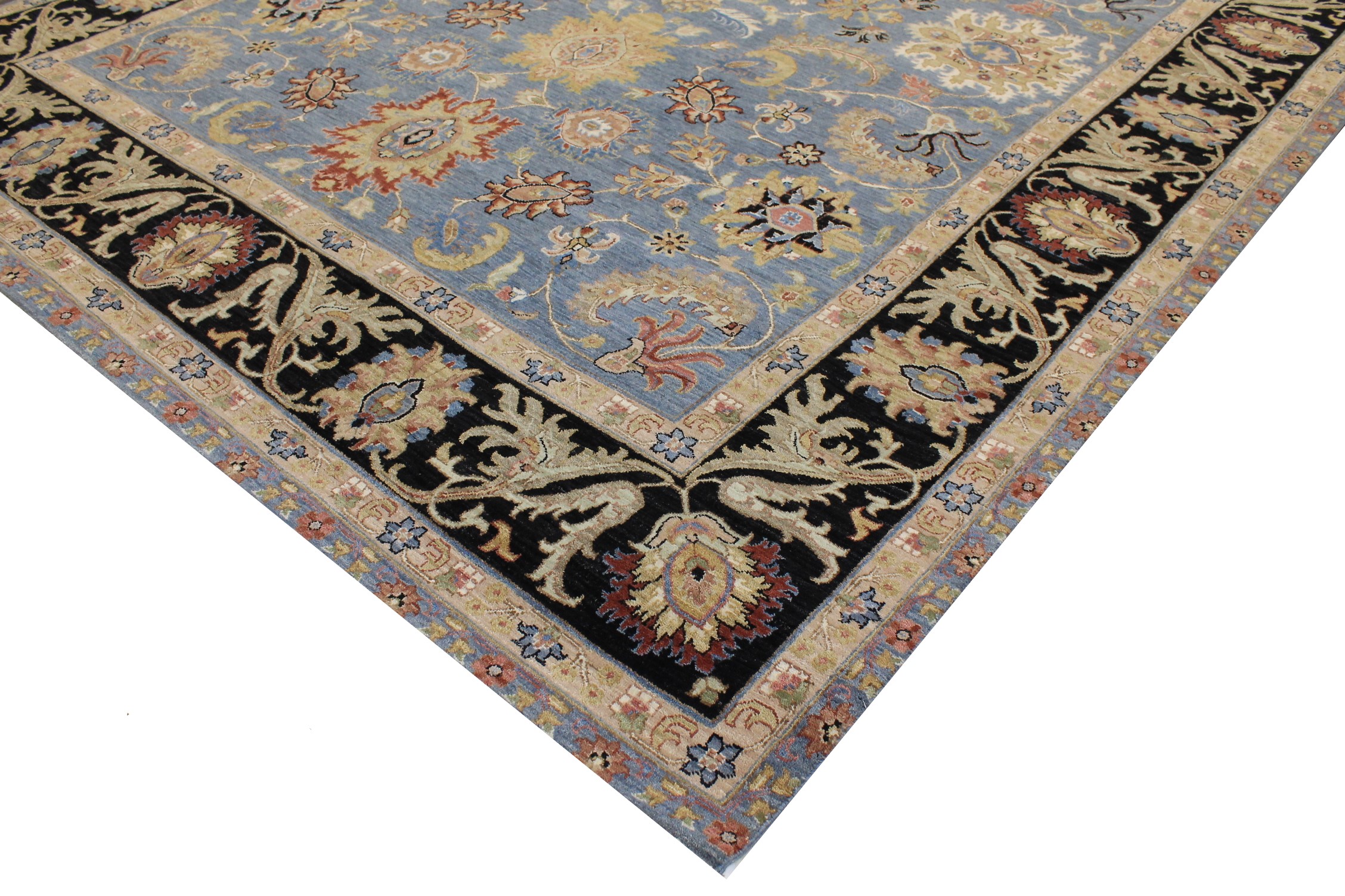 9x12 Traditional Hand Knotted Wool Area Rug - MR026284