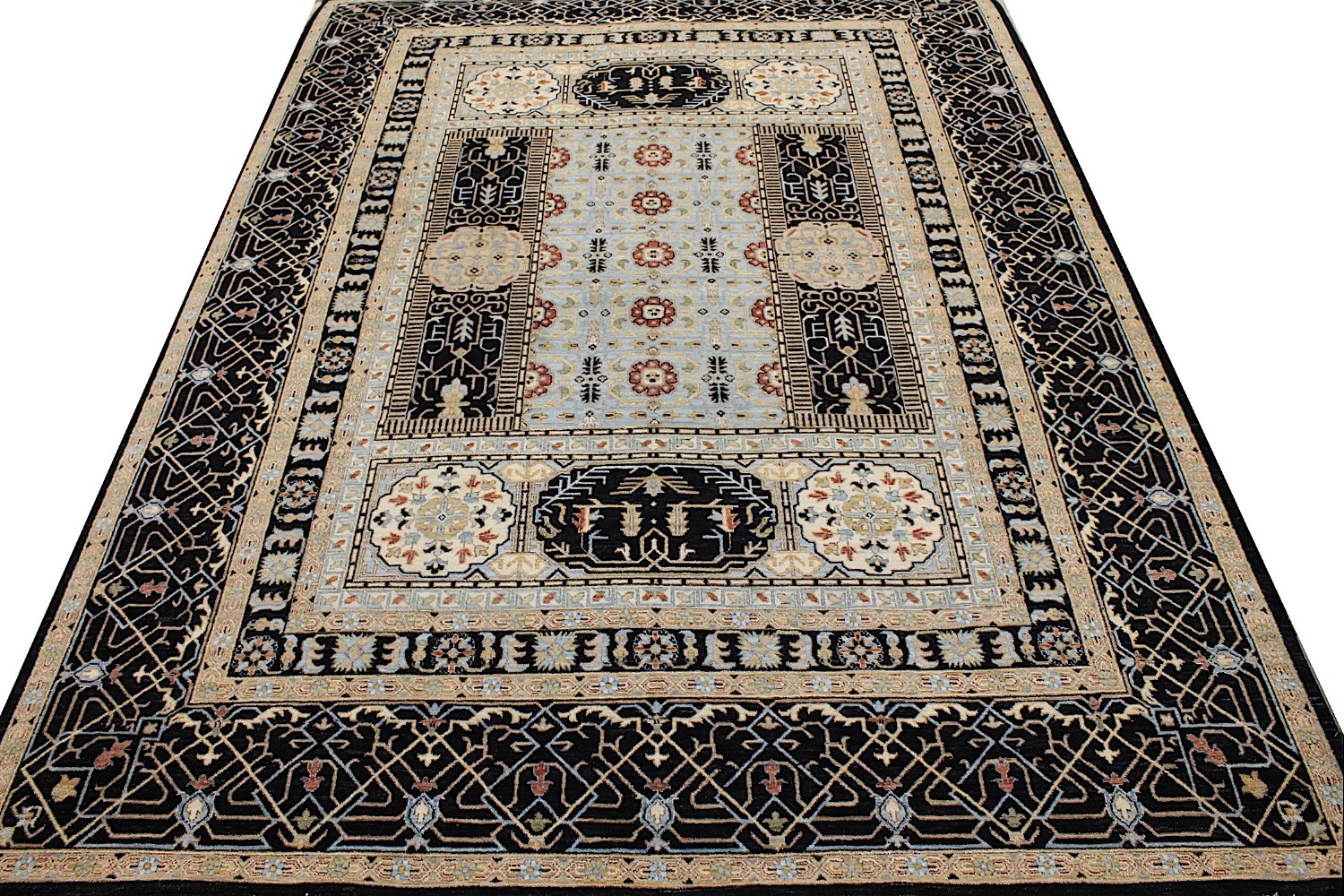 9x12 Traditional Hand Knotted Wool Area Rug - MR026295