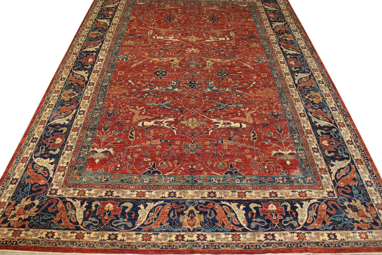 OVERSIZE Aryana & Antique Revivals Hand Knotted Wool Area Rug - MR026334