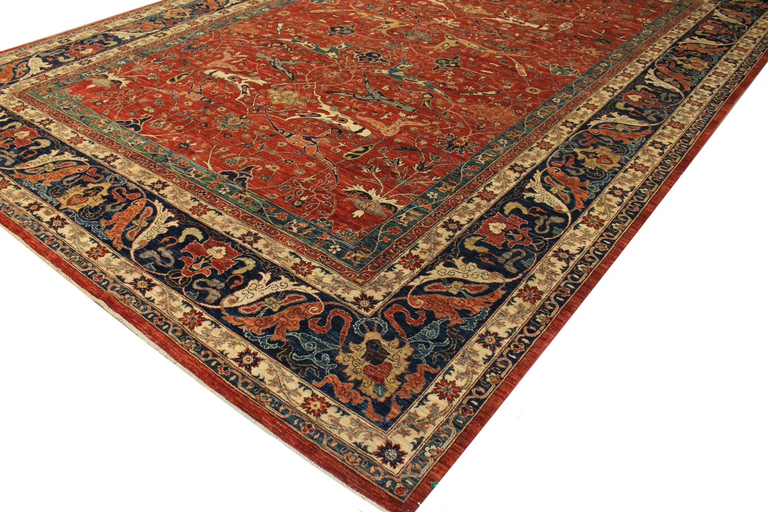 OVERSIZE Aryana & Antique Revivals Hand Knotted Wool Area Rug - MR026334