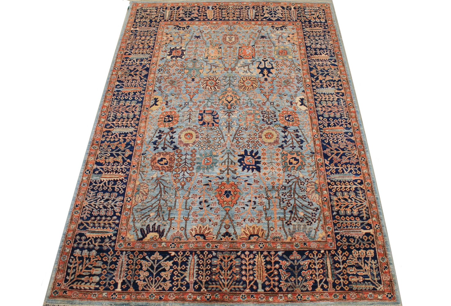 6x9 Aryana & Antique Revivals Hand Knotted Wool Area Rug - MR026336