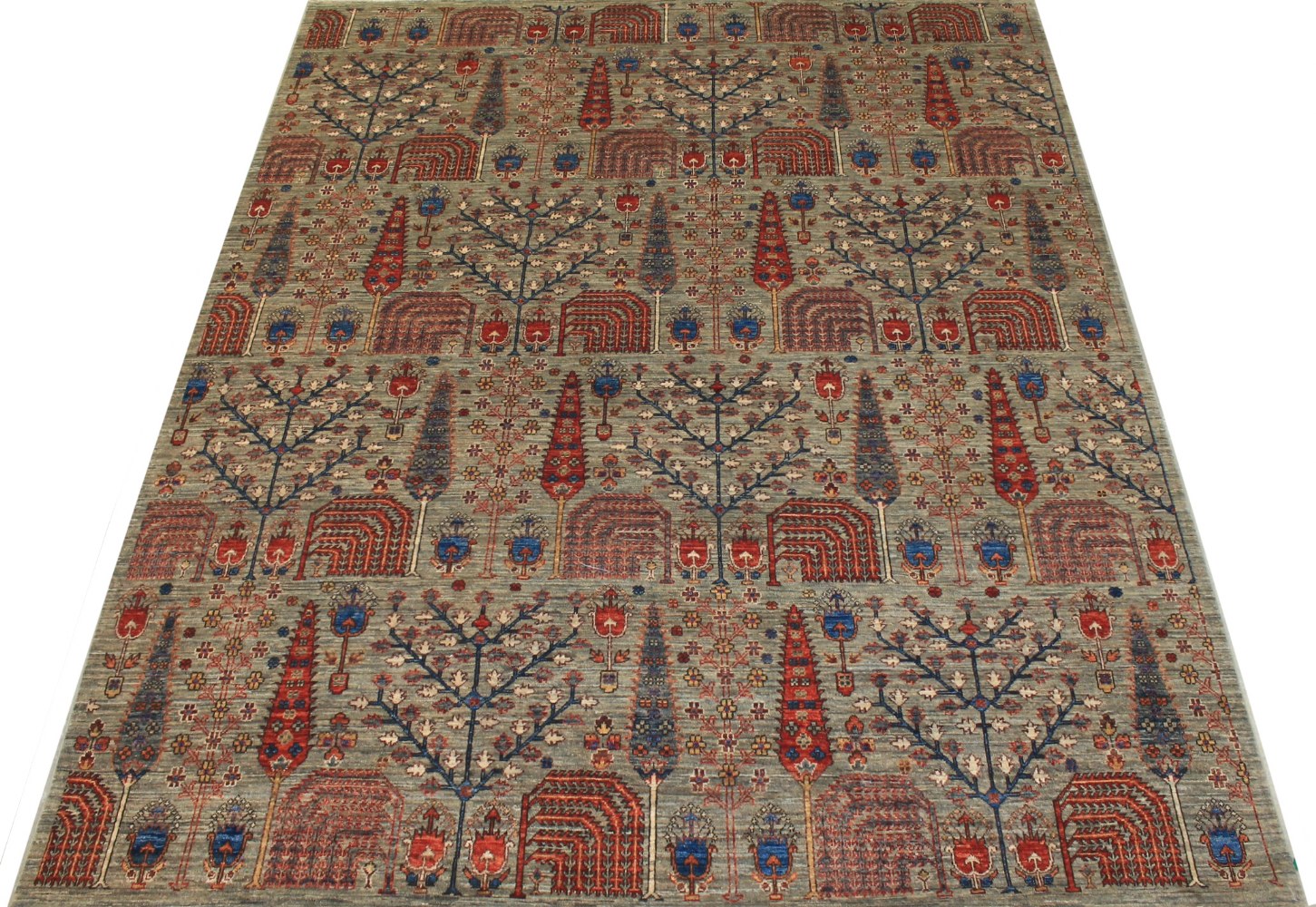 8x10 Aryana & Antique Revivals Hand Knotted Wool Area Rug - MR026344