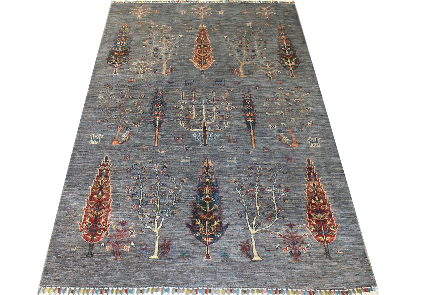 4x6  Hand Knotted Wool Area Rug - MR026370