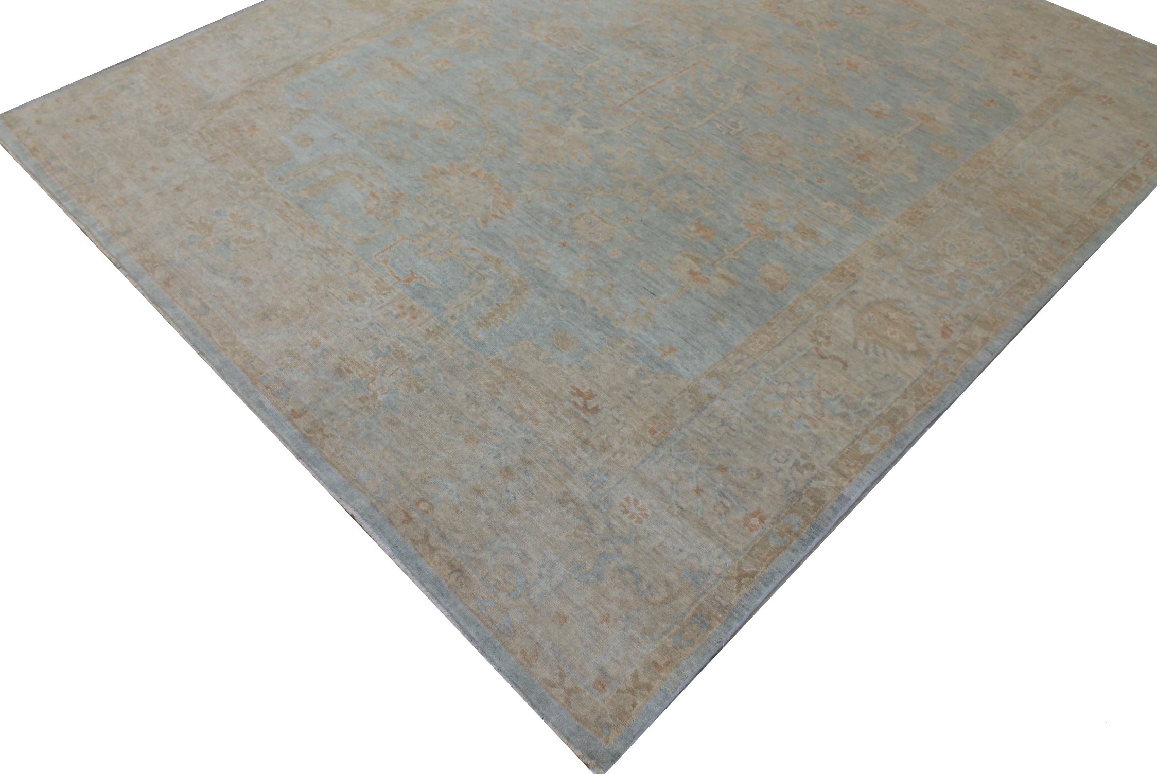 8x10 Oushak Hand Knotted Wool Area Rug - MR026380