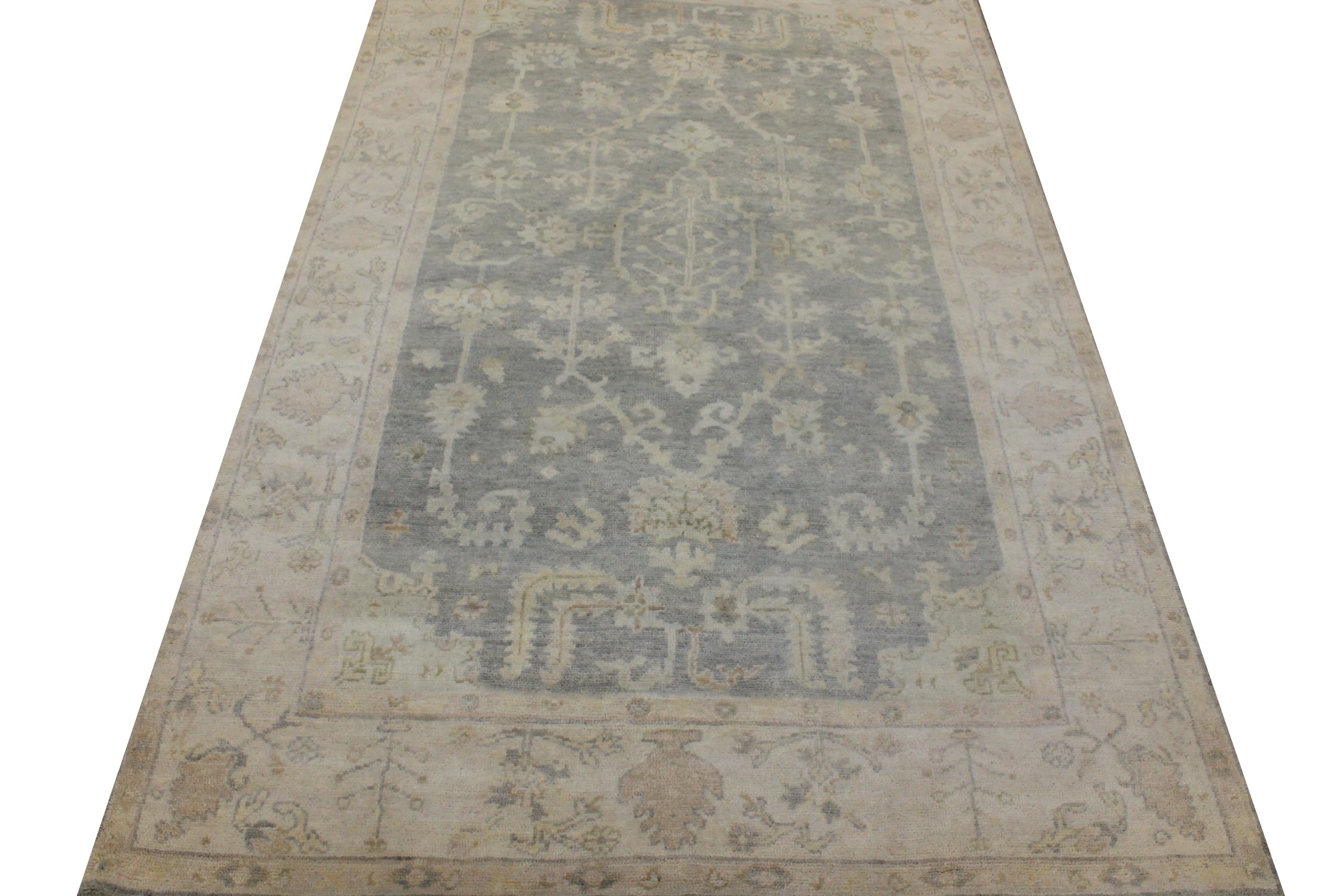 5x7/8 Oushak Hand Knotted Wool Area Rug - MR026386