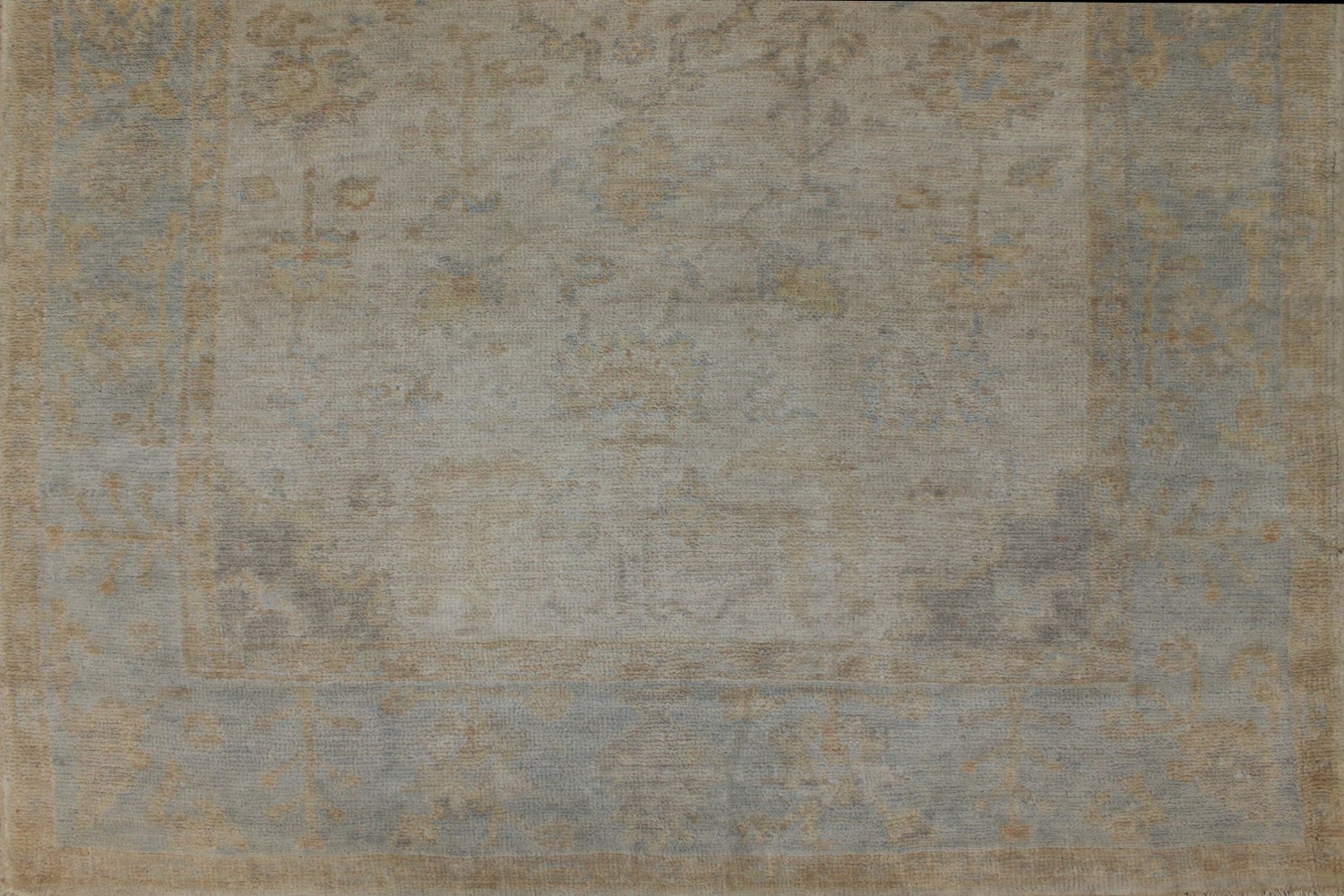 4x6 Oushak Hand Knotted Wool Area Rug - MR026403