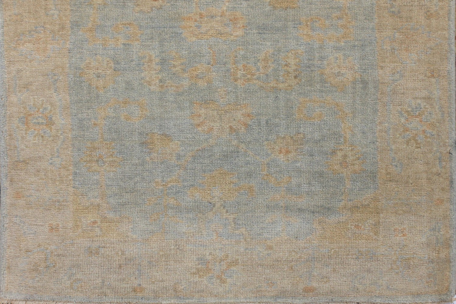 6 ft. Runner Oushak Hand Knotted Wool Area Rug - MR026405