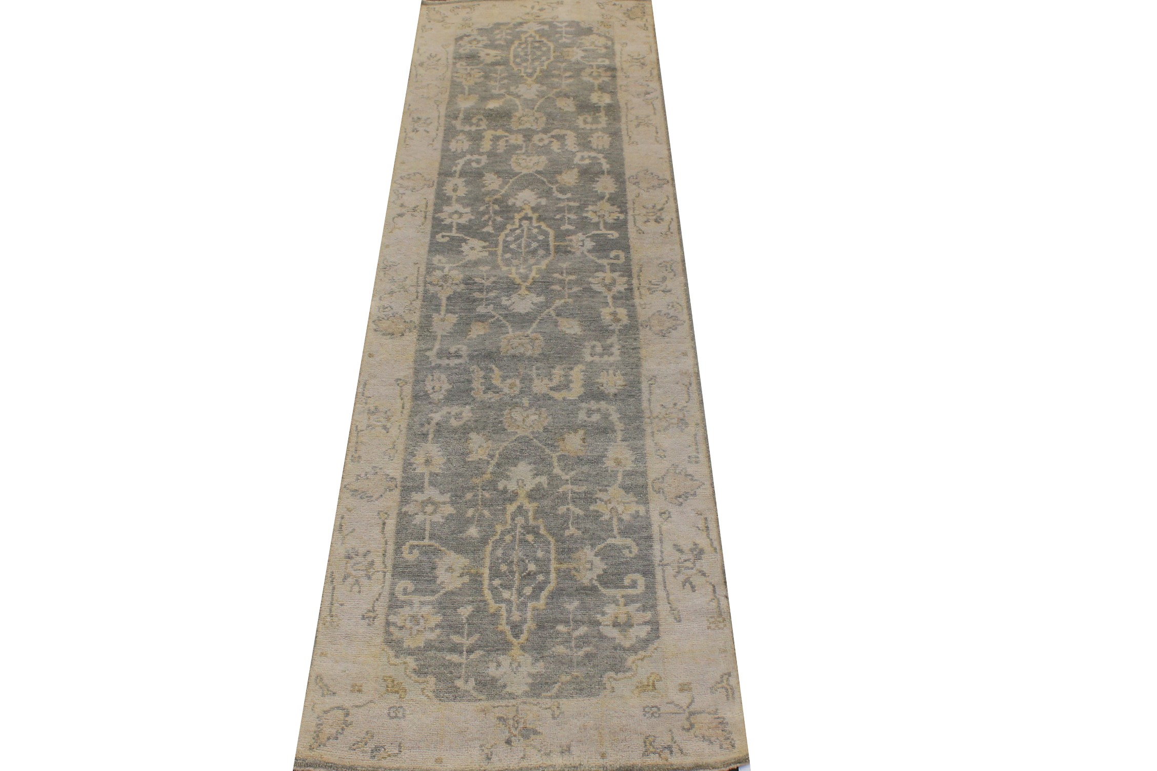 8 ft. Runner Oushak Hand Knotted Wool Area Rug - MR026410