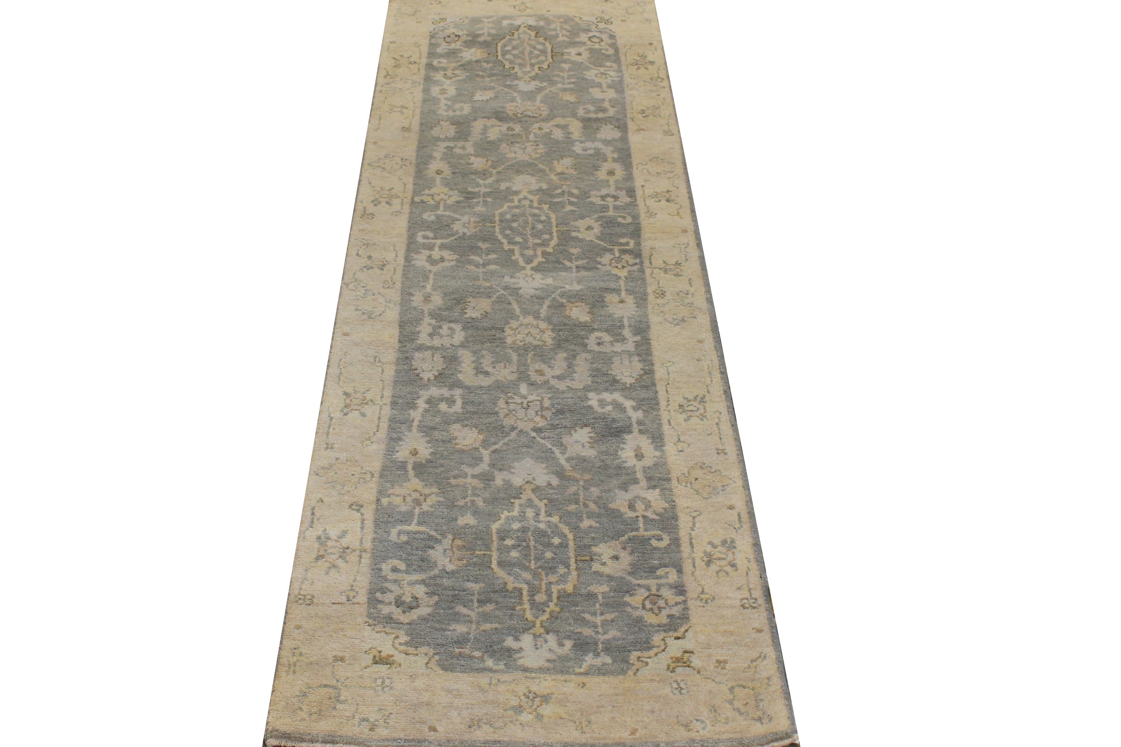 8 ft. Runner Oushak Hand Knotted Wool Area Rug - MR026418