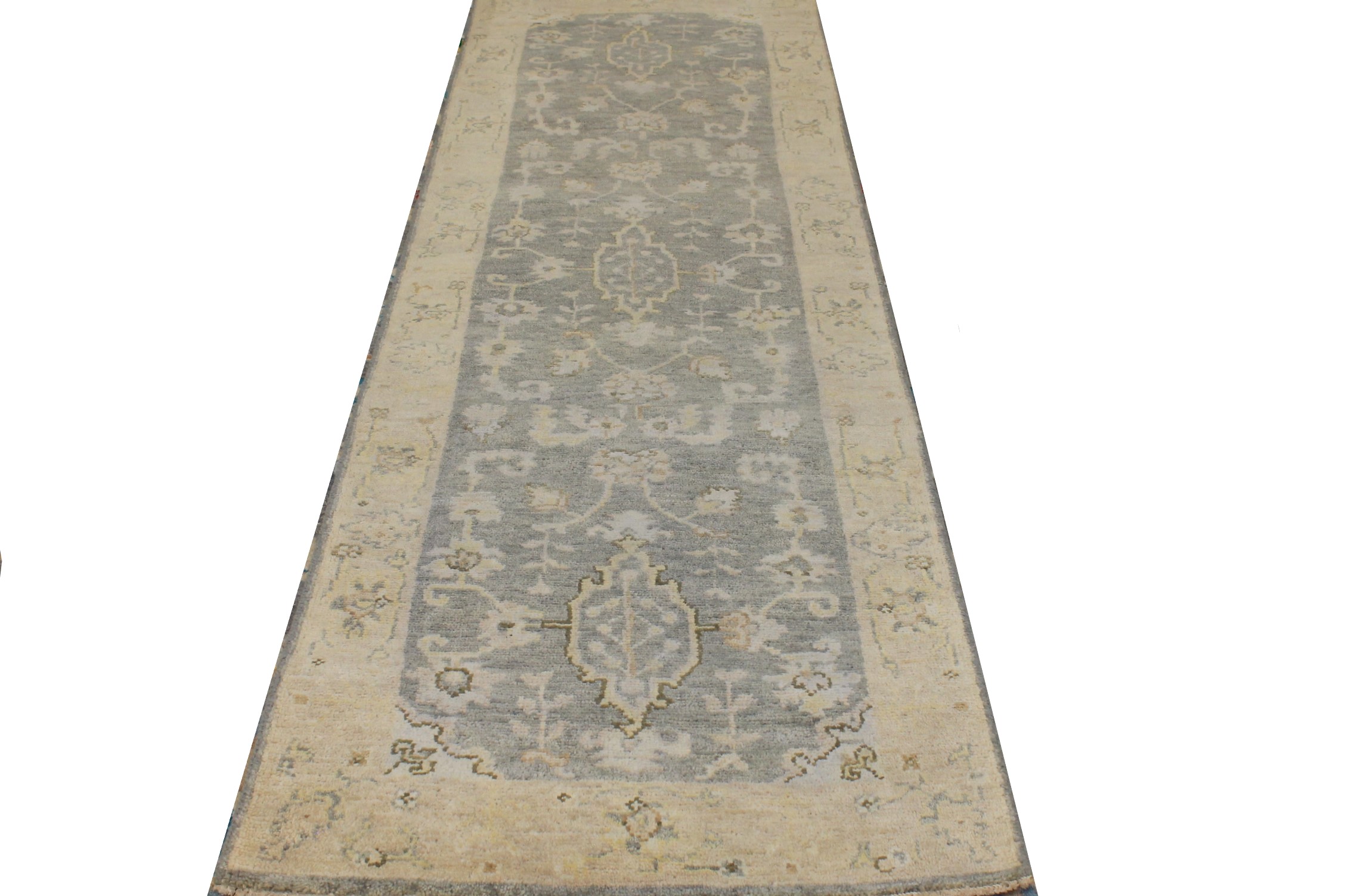8 ft. Runner Oushak Hand Knotted Wool Area Rug - MR026418