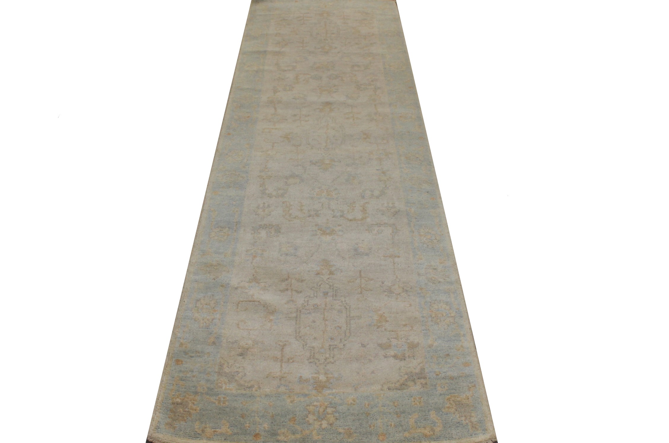 8 ft. Runner Oushak Hand Knotted Wool Area Rug - MR026419