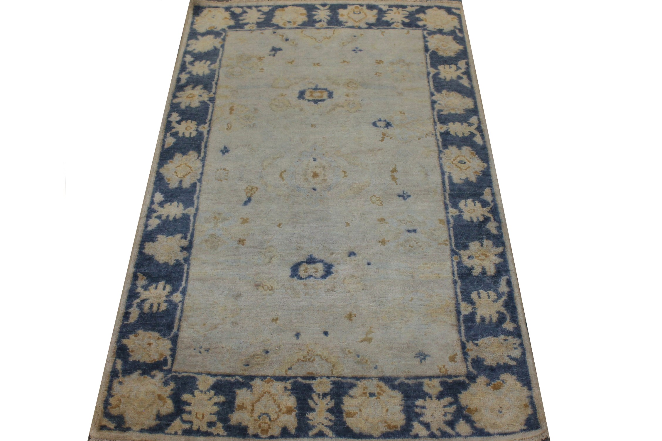 3x5 Oushak Hand Knotted Wool Area Rug - MR026423