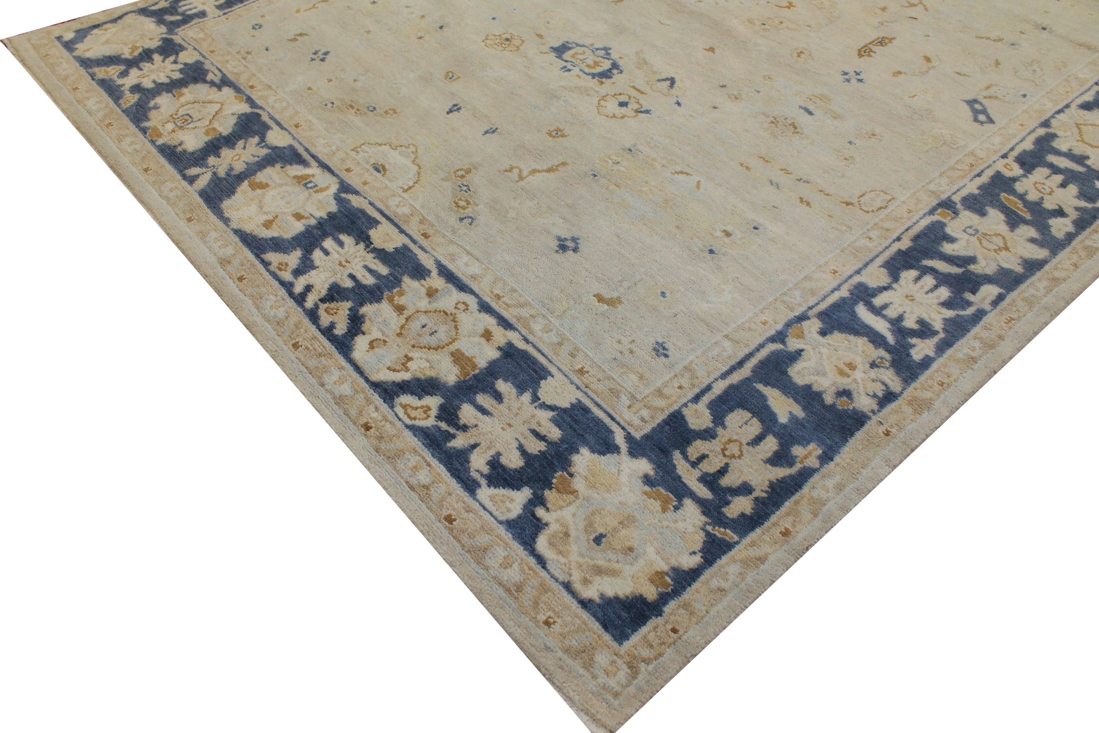 6x9 Oushak Hand Knotted Wool Area Rug - MR026428