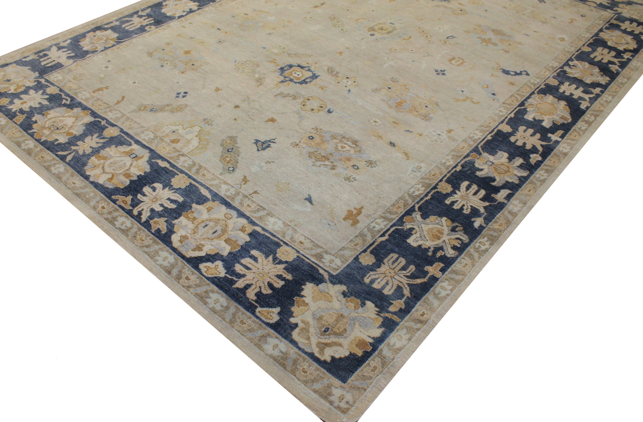 10x14 Oushak Hand Knotted Wool Area Rug - MR026429