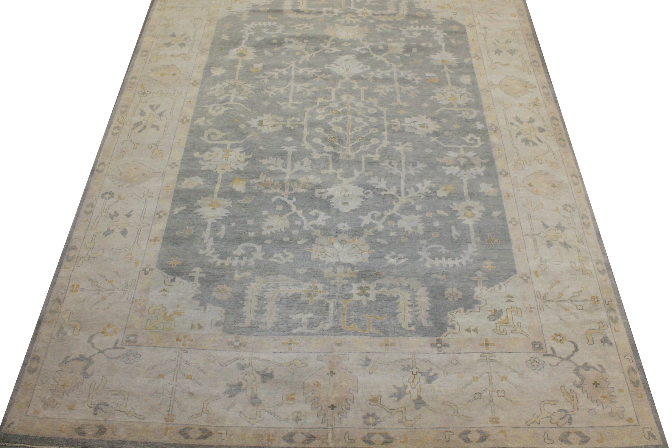 10x14 Oushak Hand Knotted Wool Area Rug - MR026432