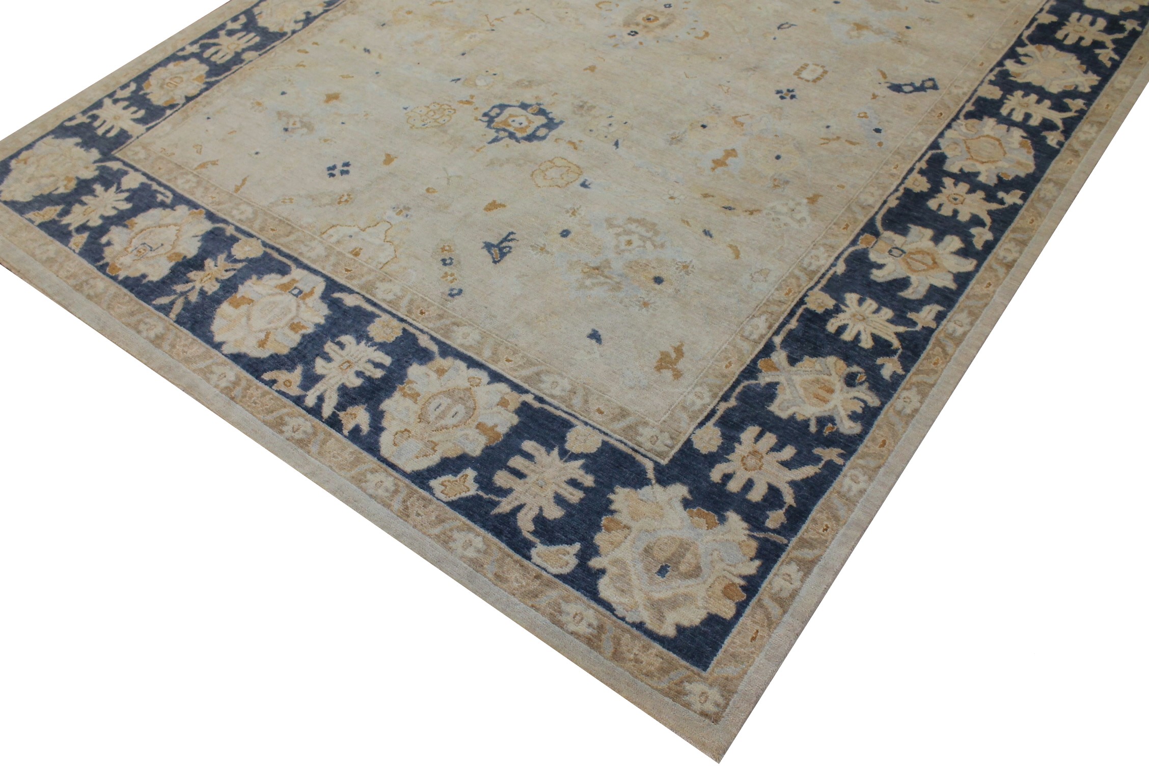 9x12 Oushak Hand Knotted Wool Area Rug - MR026433