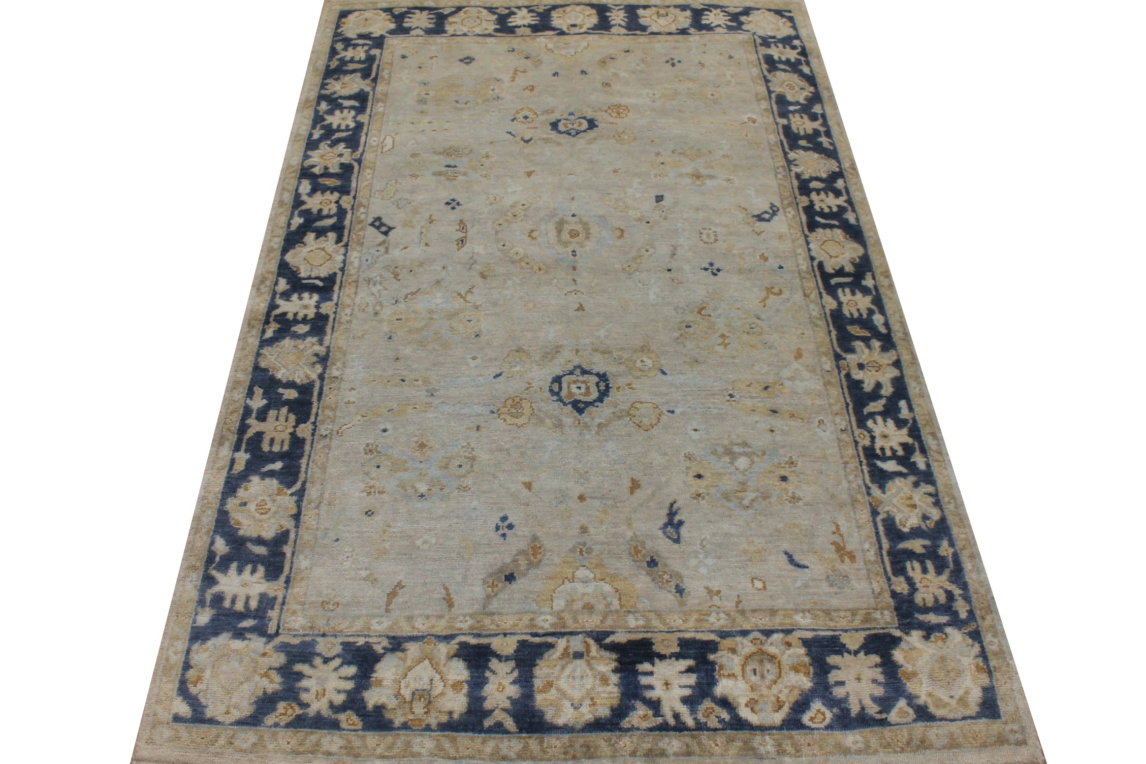 5x7/8 Oushak Hand Knotted Wool Area Rug - MR026434